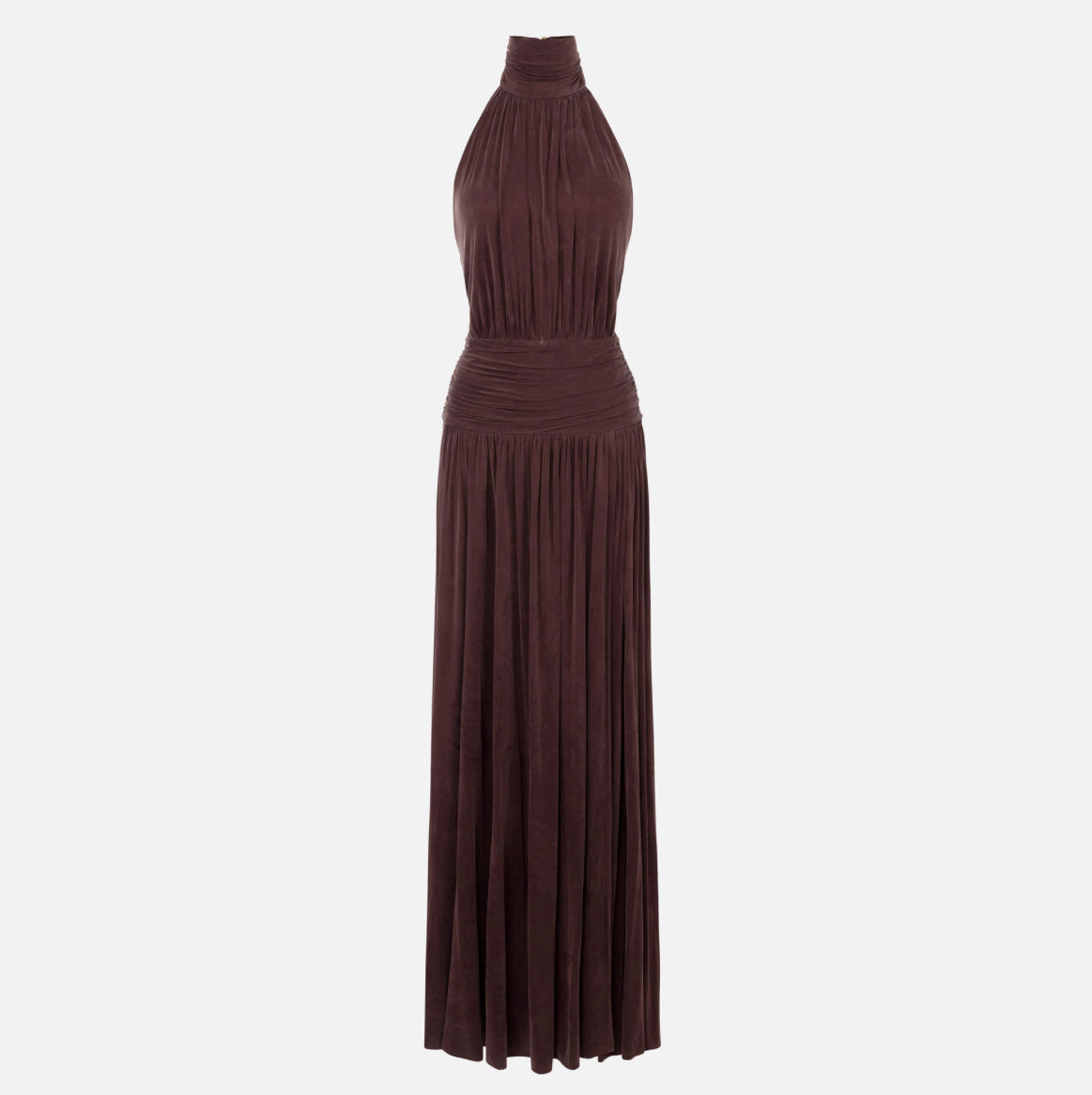 Red Carpet jersey dress with back neckline