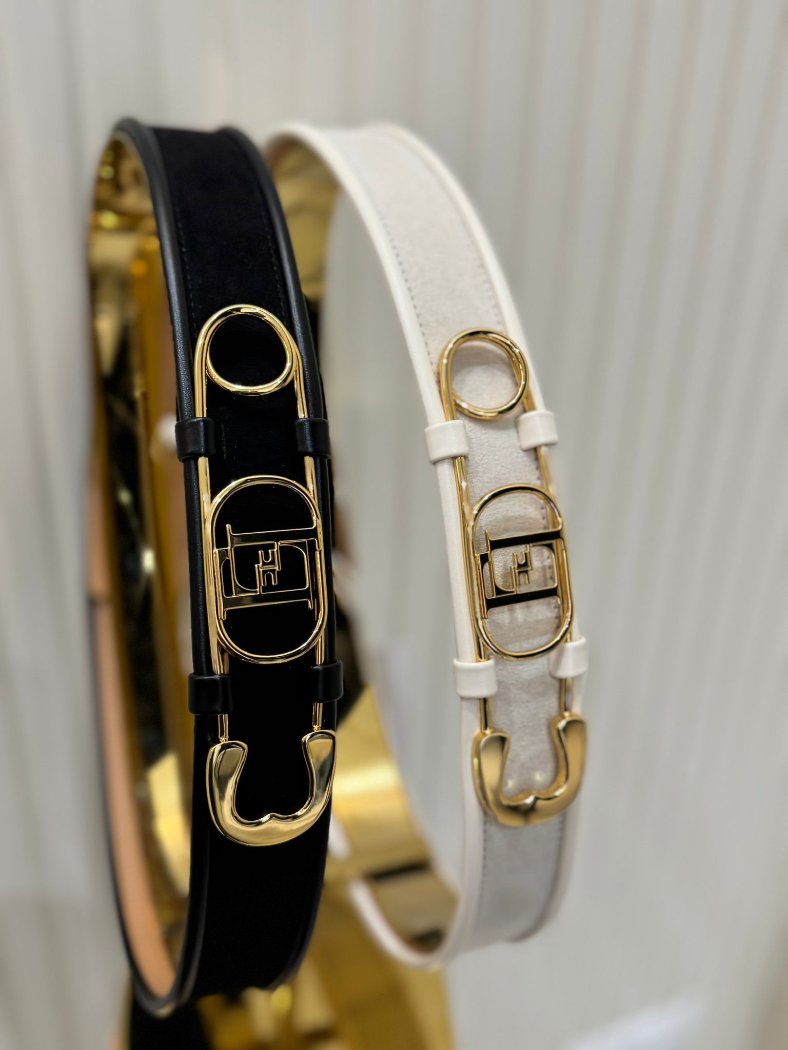 leather plaque belt