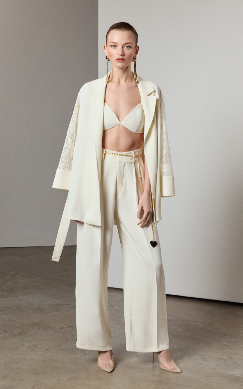 Pleated Maxi Pants