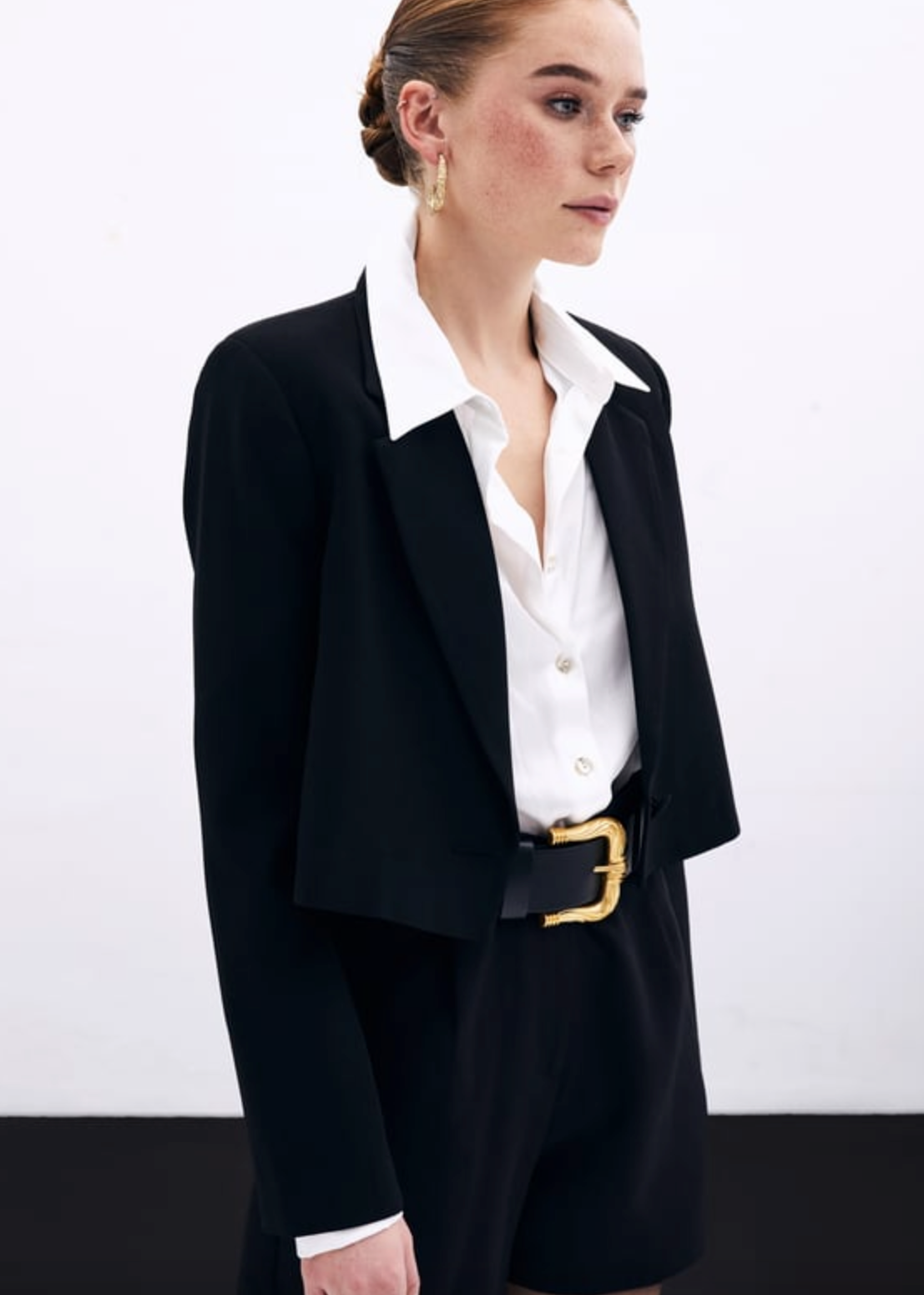 Short Crepe Jacket