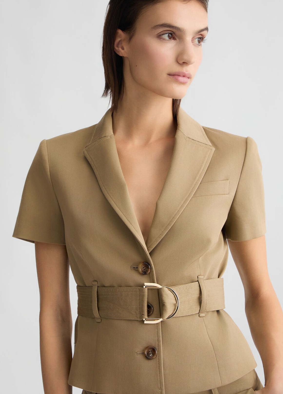 jacket with belt