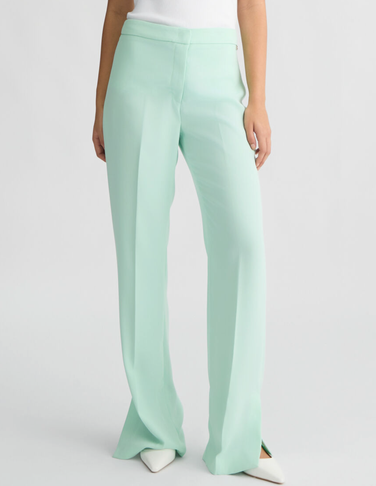 trousers with slit