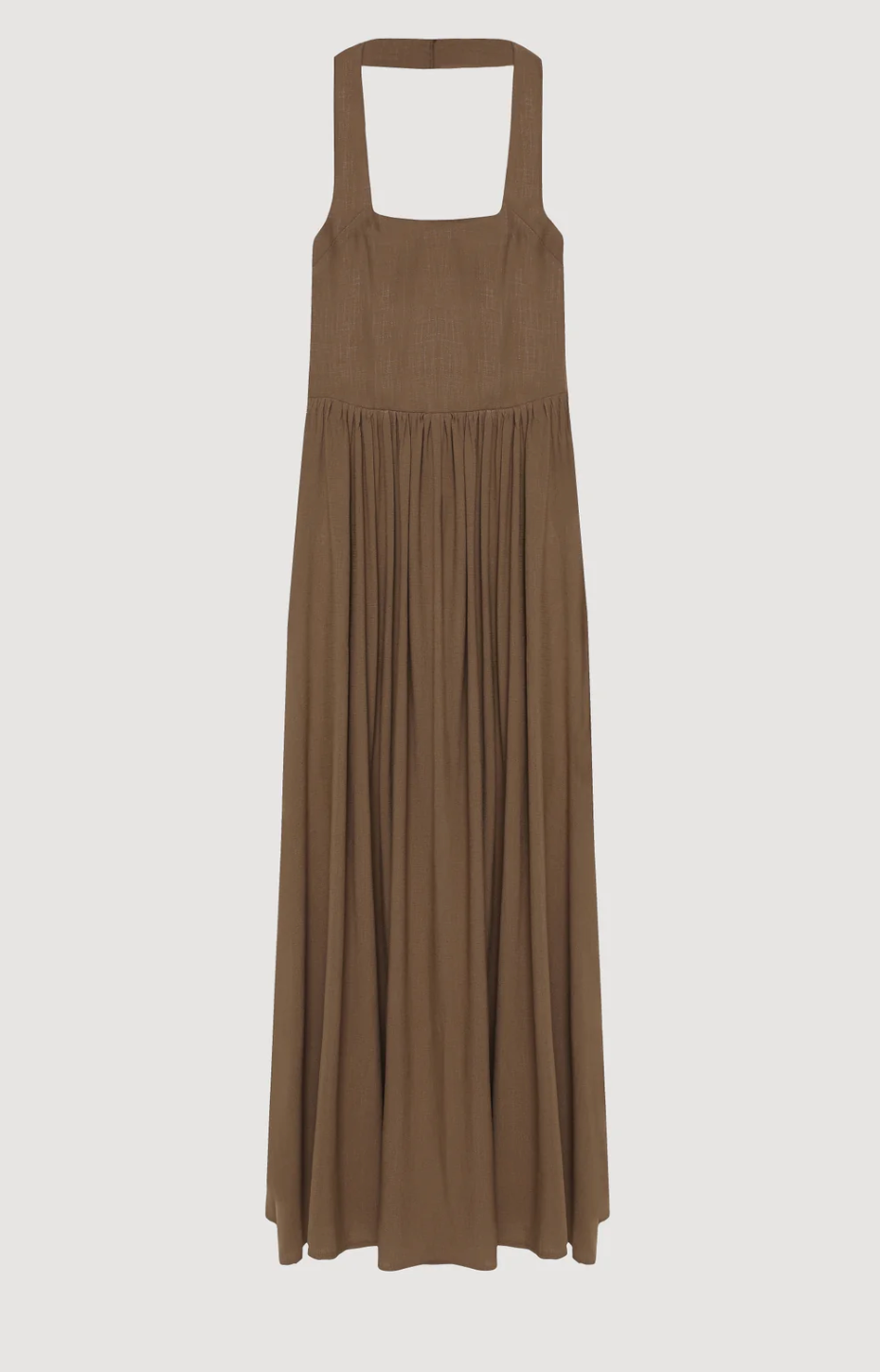 midi linen dress