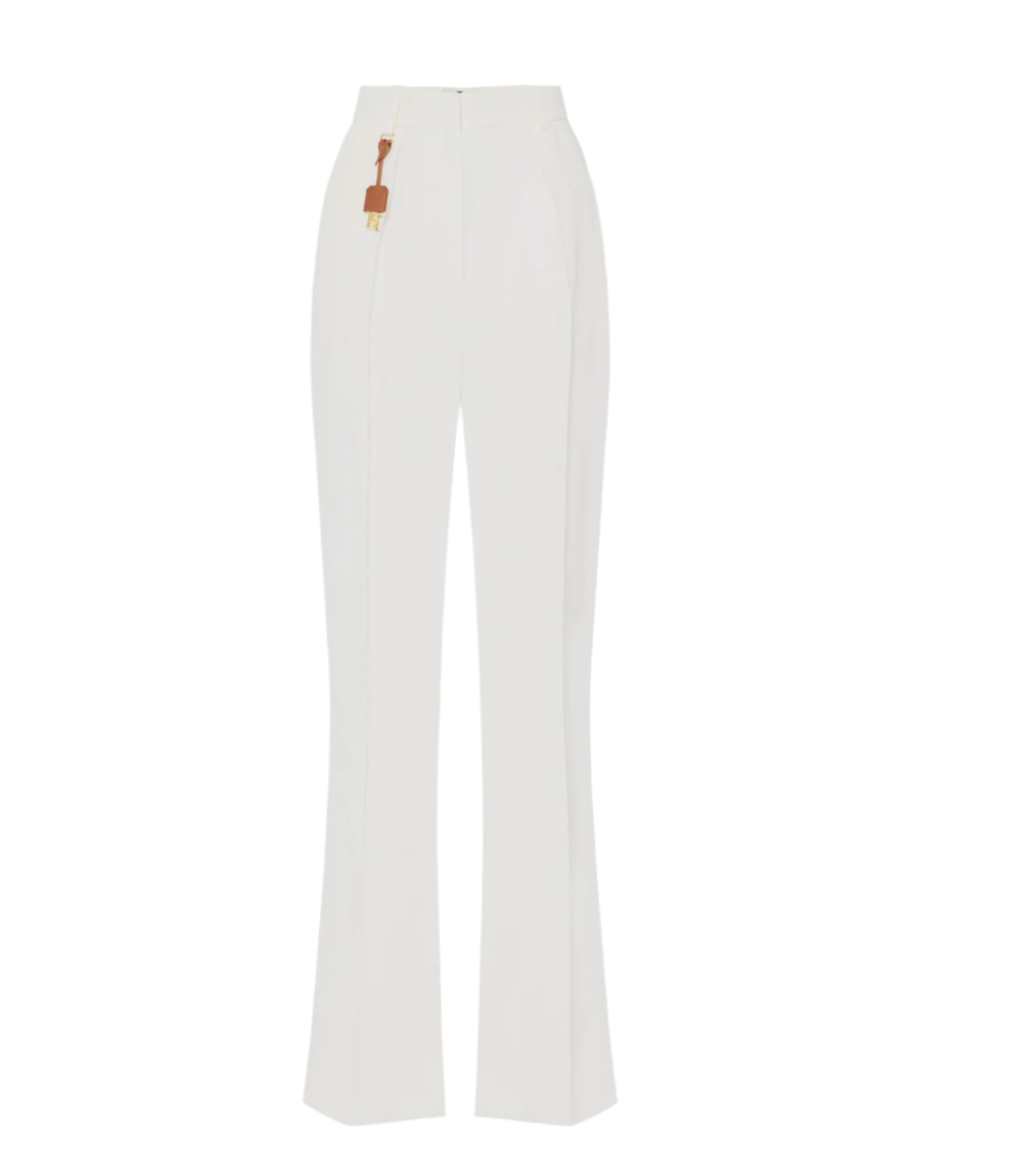 Linen Trousers with Darts