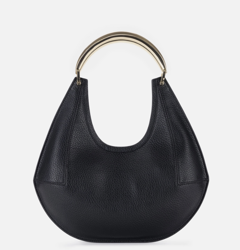 Small hobo bag with jewel handle