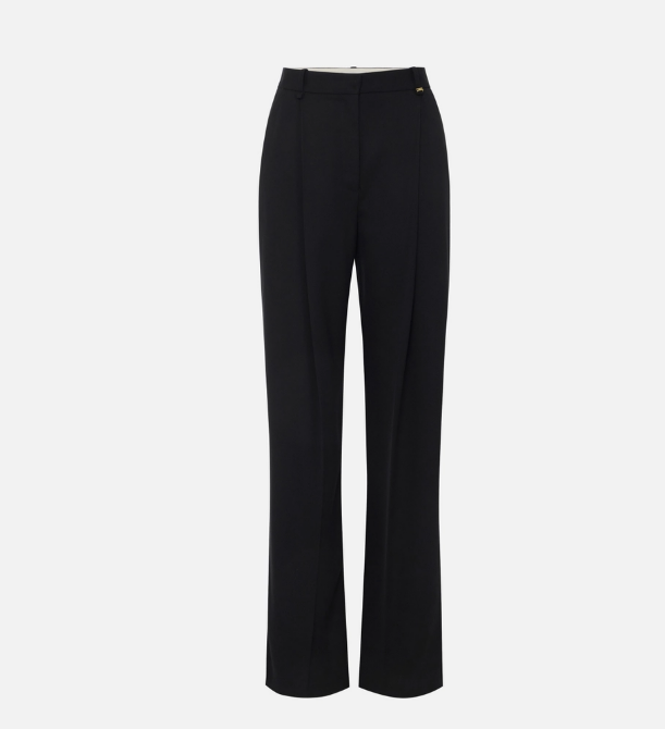 Lightweight cool wool trousers with darts