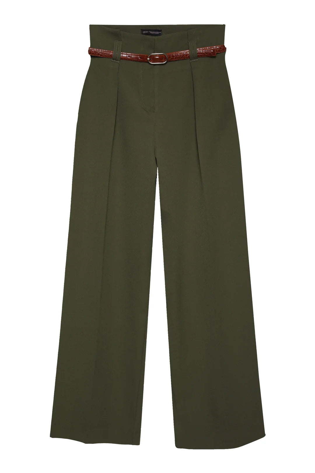 Trousers with belt
