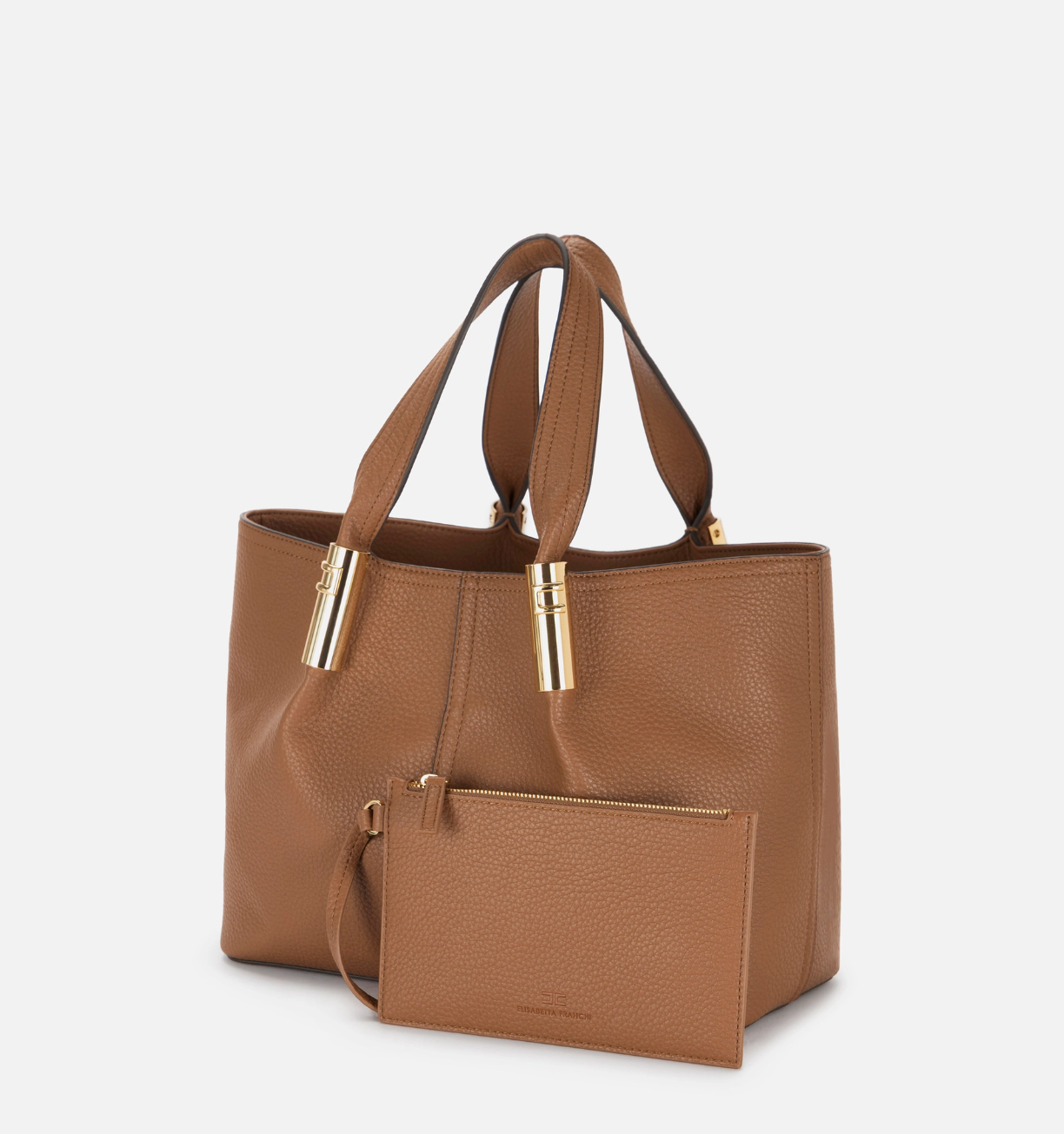 Medium tote bag with logo details