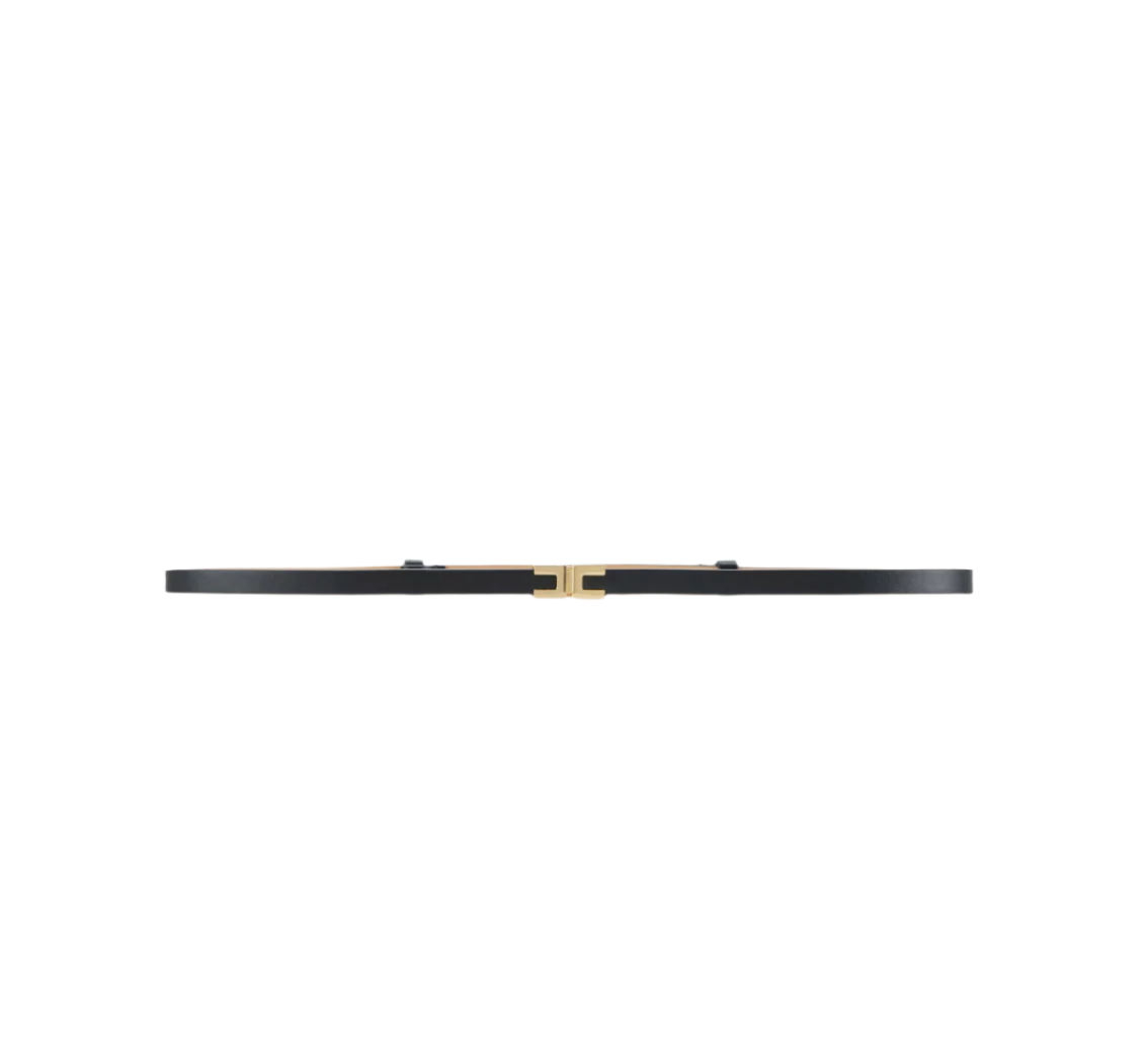 Belt with hook and logo