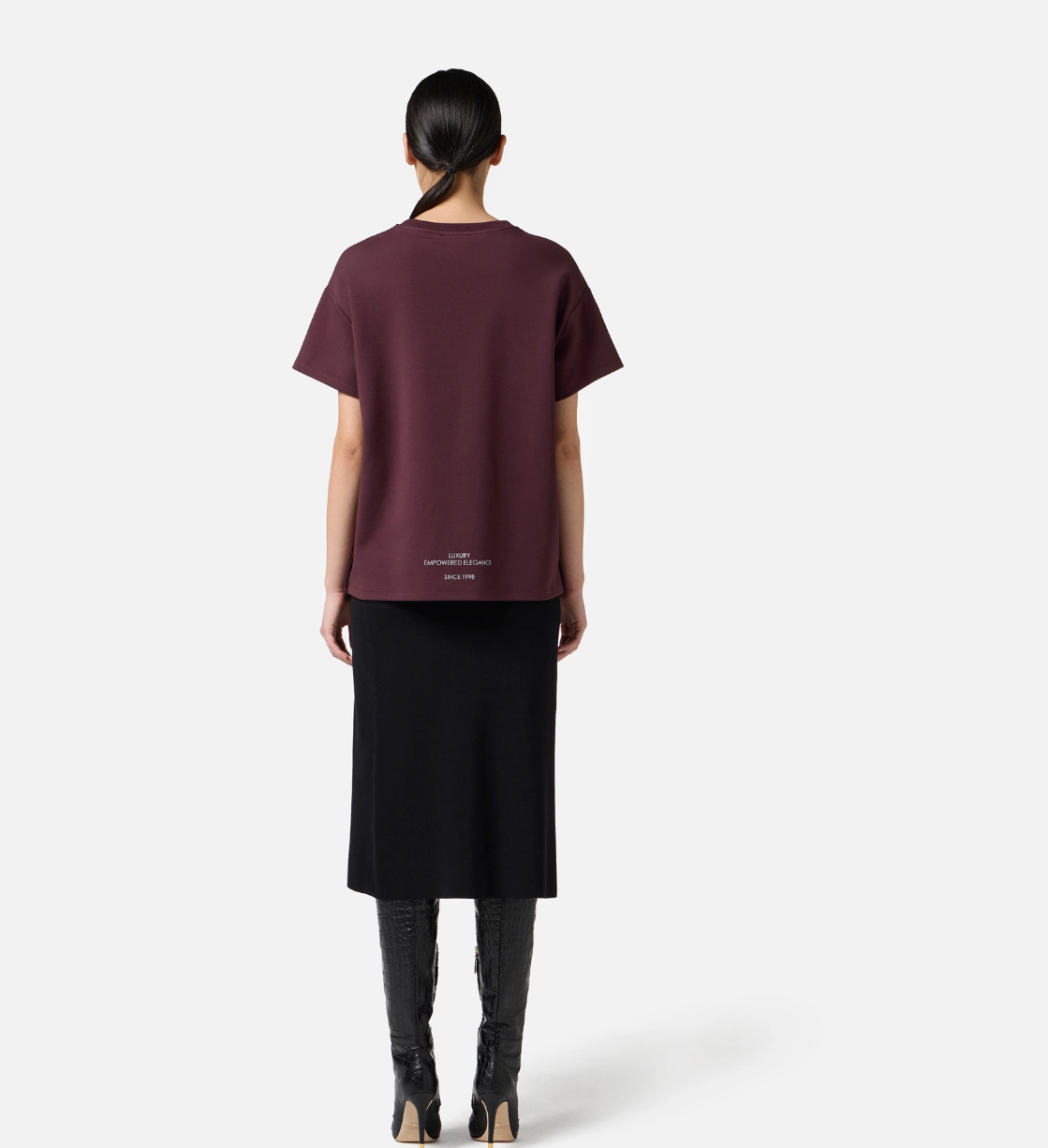 Heavy jersey T-shirt with breast pocket