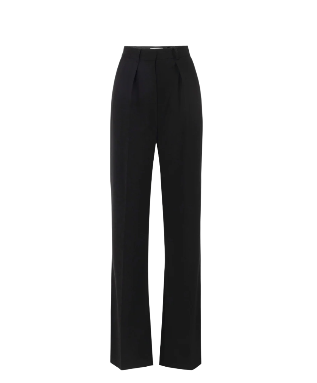 Trousers in flowing crêpe fabric