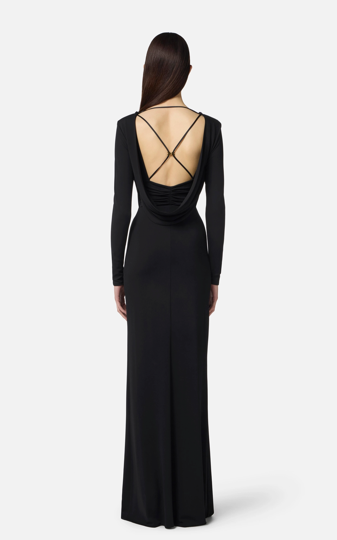 Red Carpet dress in flowing crêpe jersey