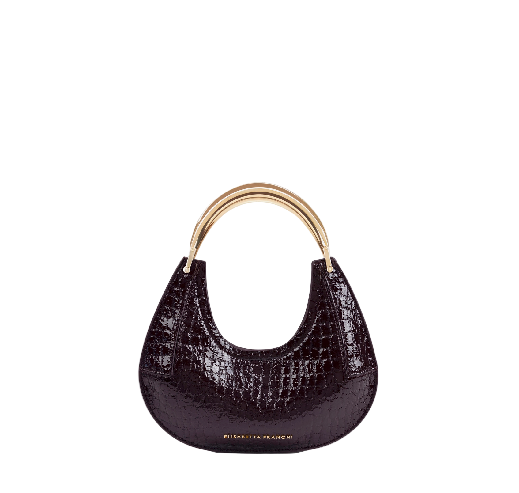 Small hobo bag with jewel handle