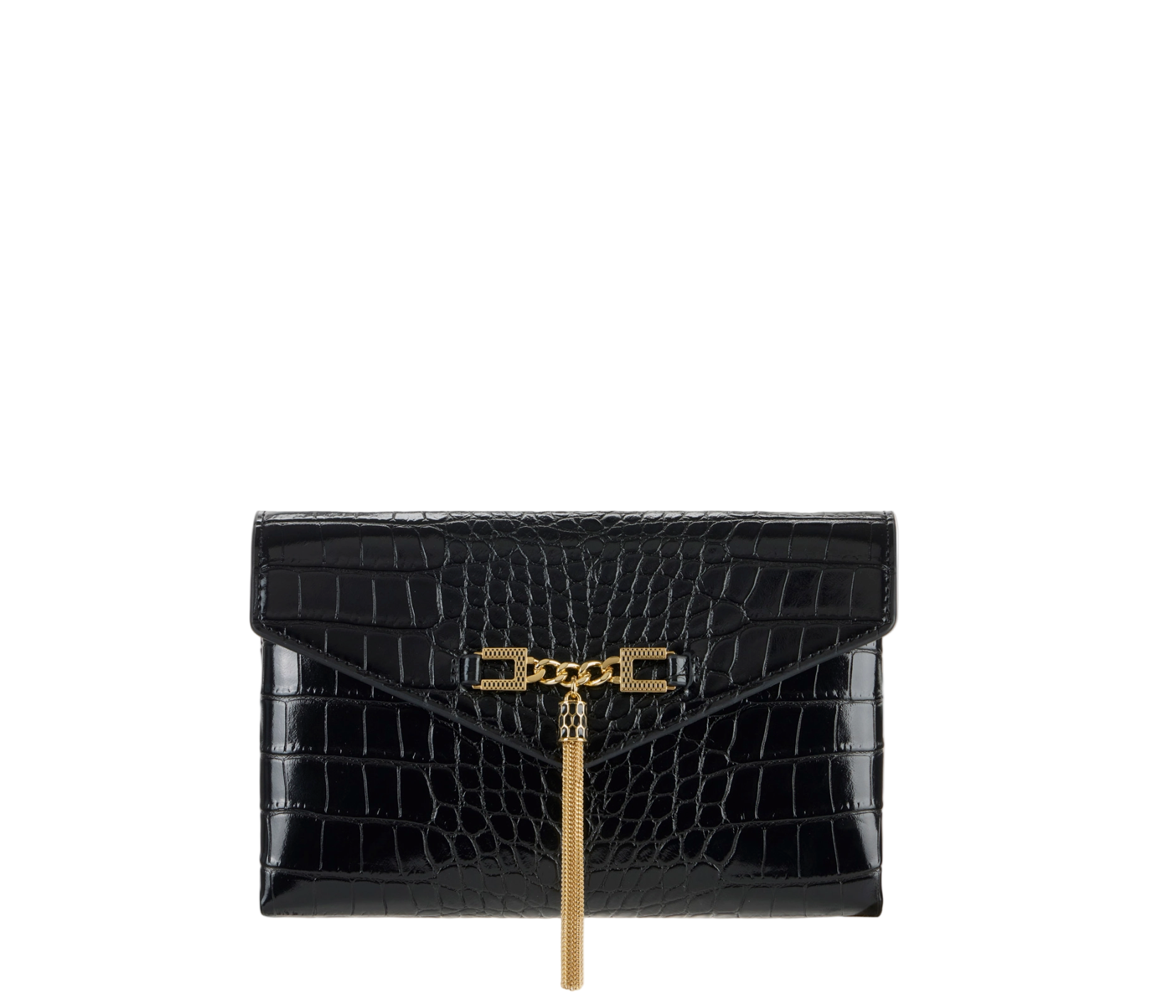 Shoulder bag with groumette chain