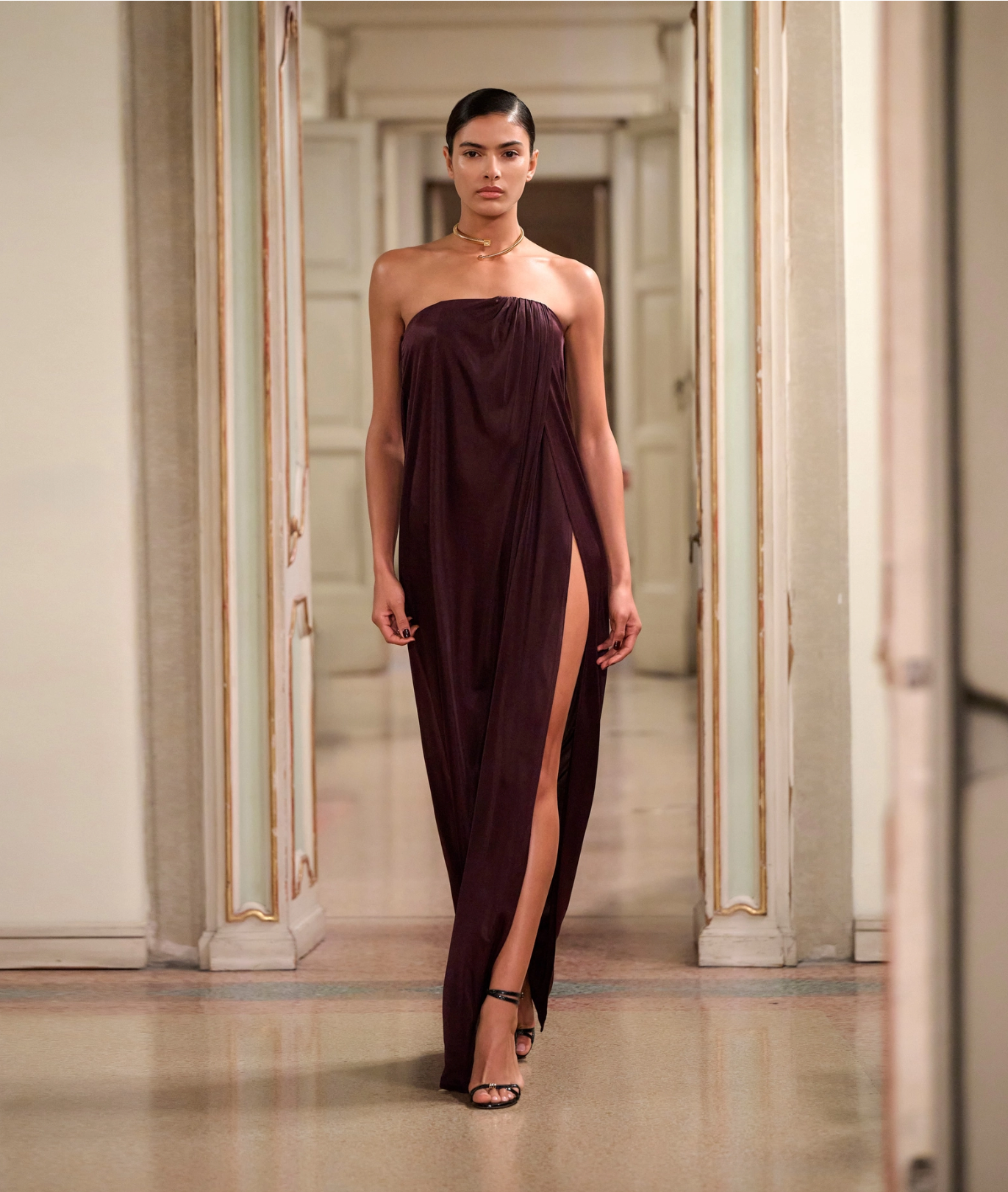 Red Carpet jersey dress