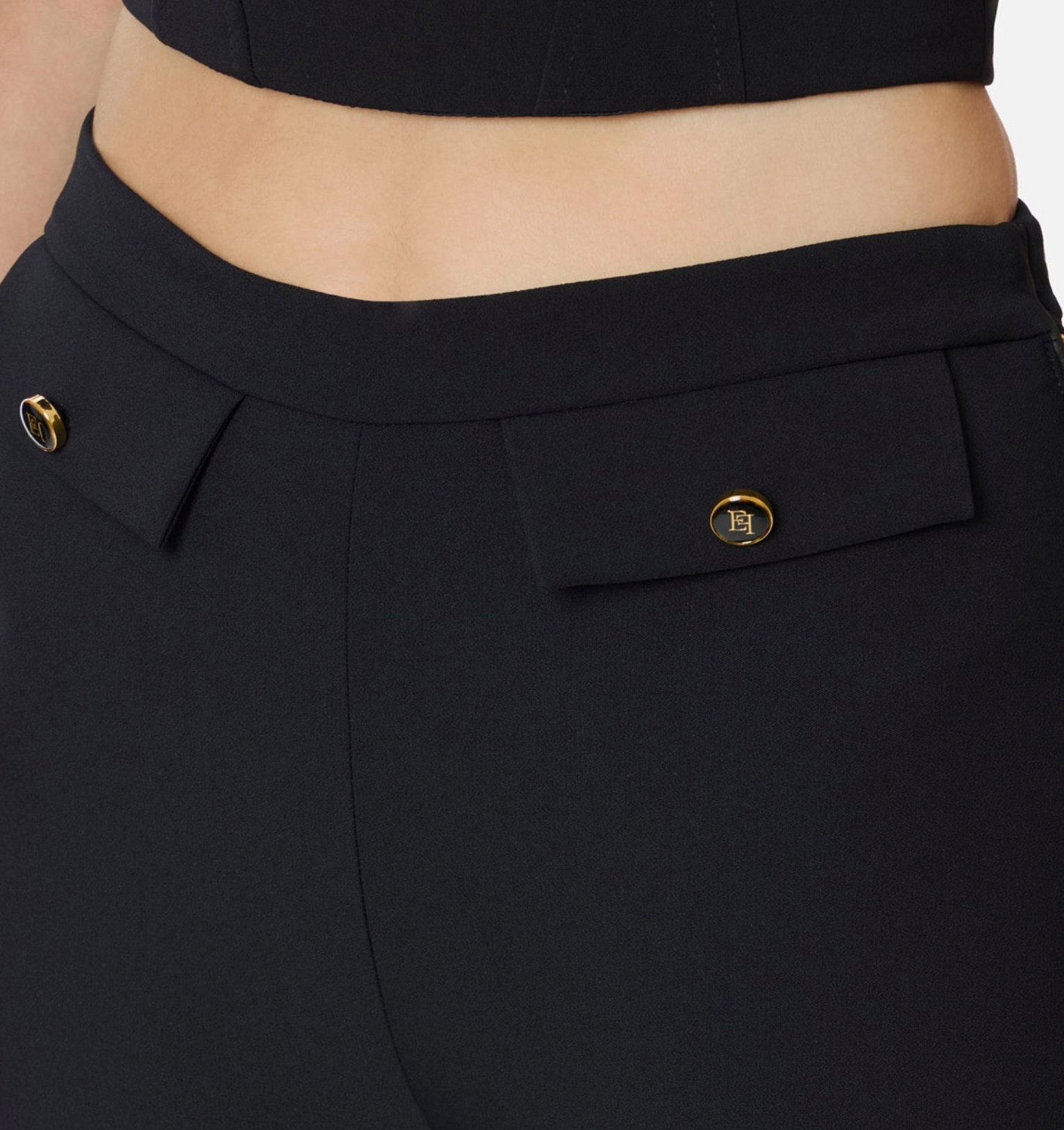 Double crêpe trousers