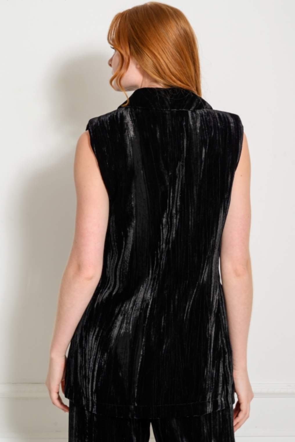 Velvet Sleeveless Set