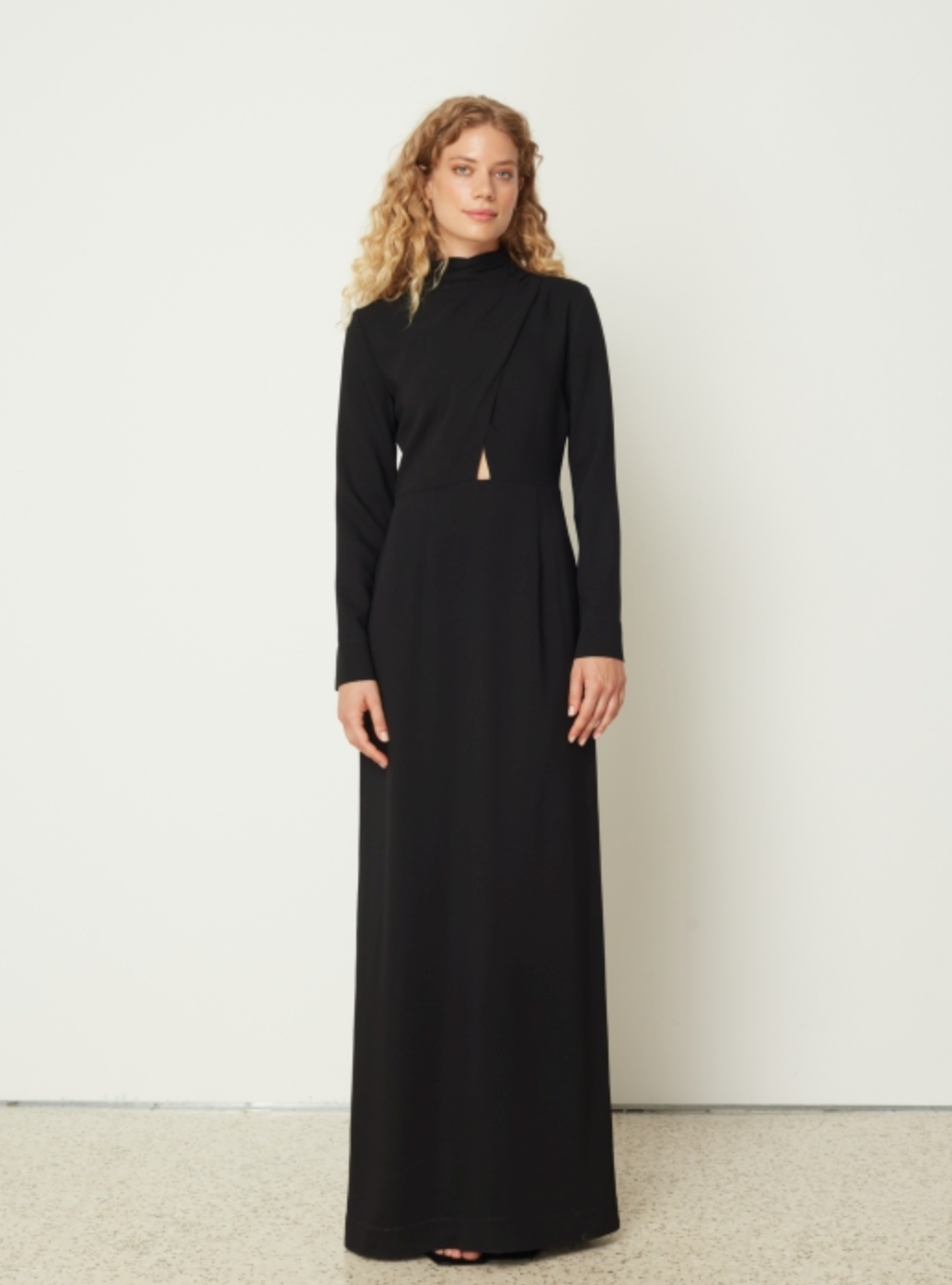 Drape Fitted Dress