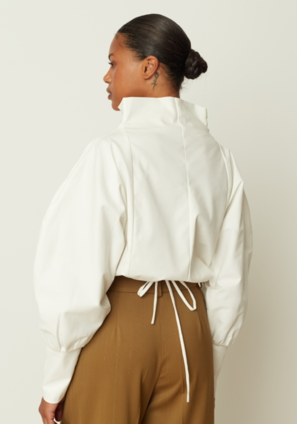 Poplin Volume Blouse