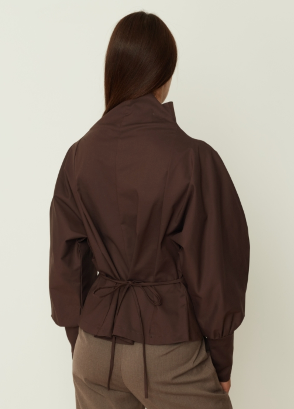 Poplin Volume Blouse