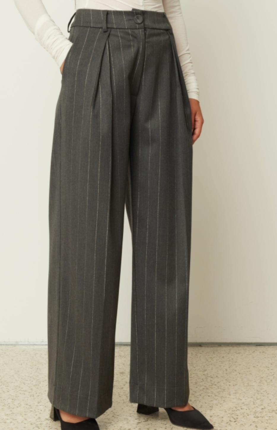 Stripes Vest Suit