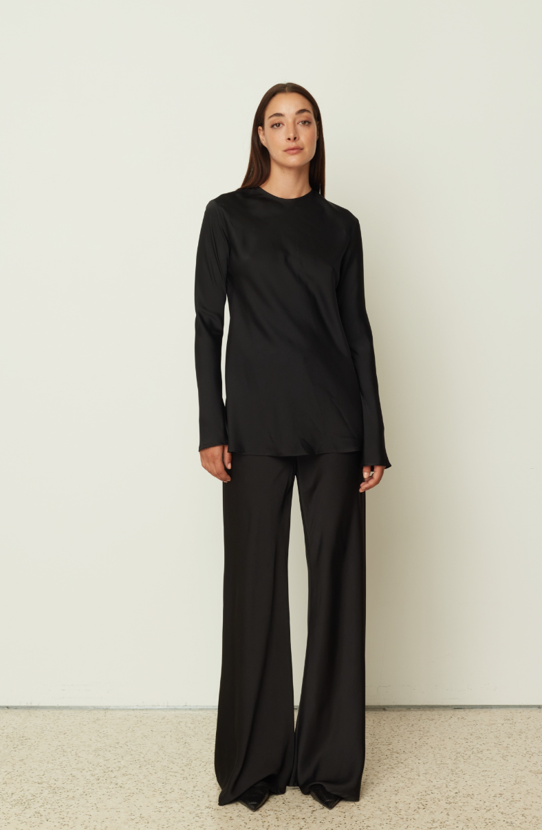 Satin Flared  Pants