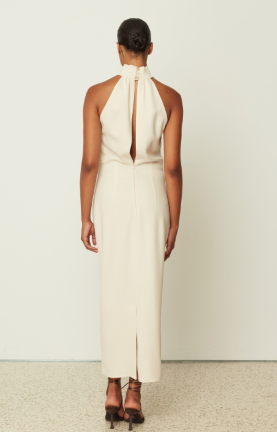 High Neck Fitted Dress