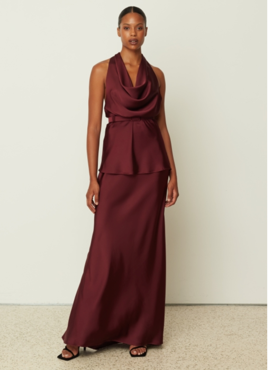 Satin Maxi Skirt
