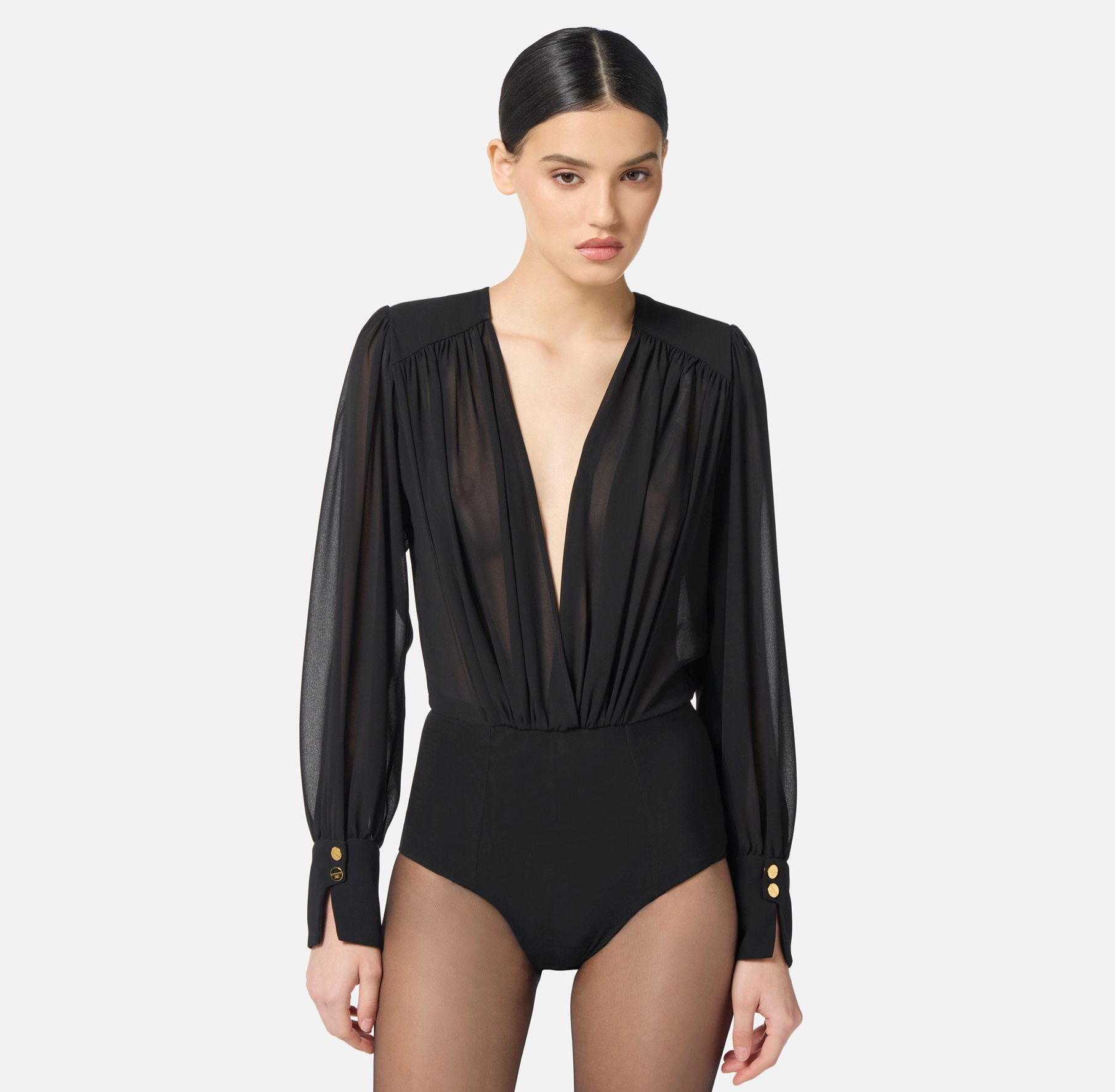 Bodysuit in Georgette fabric