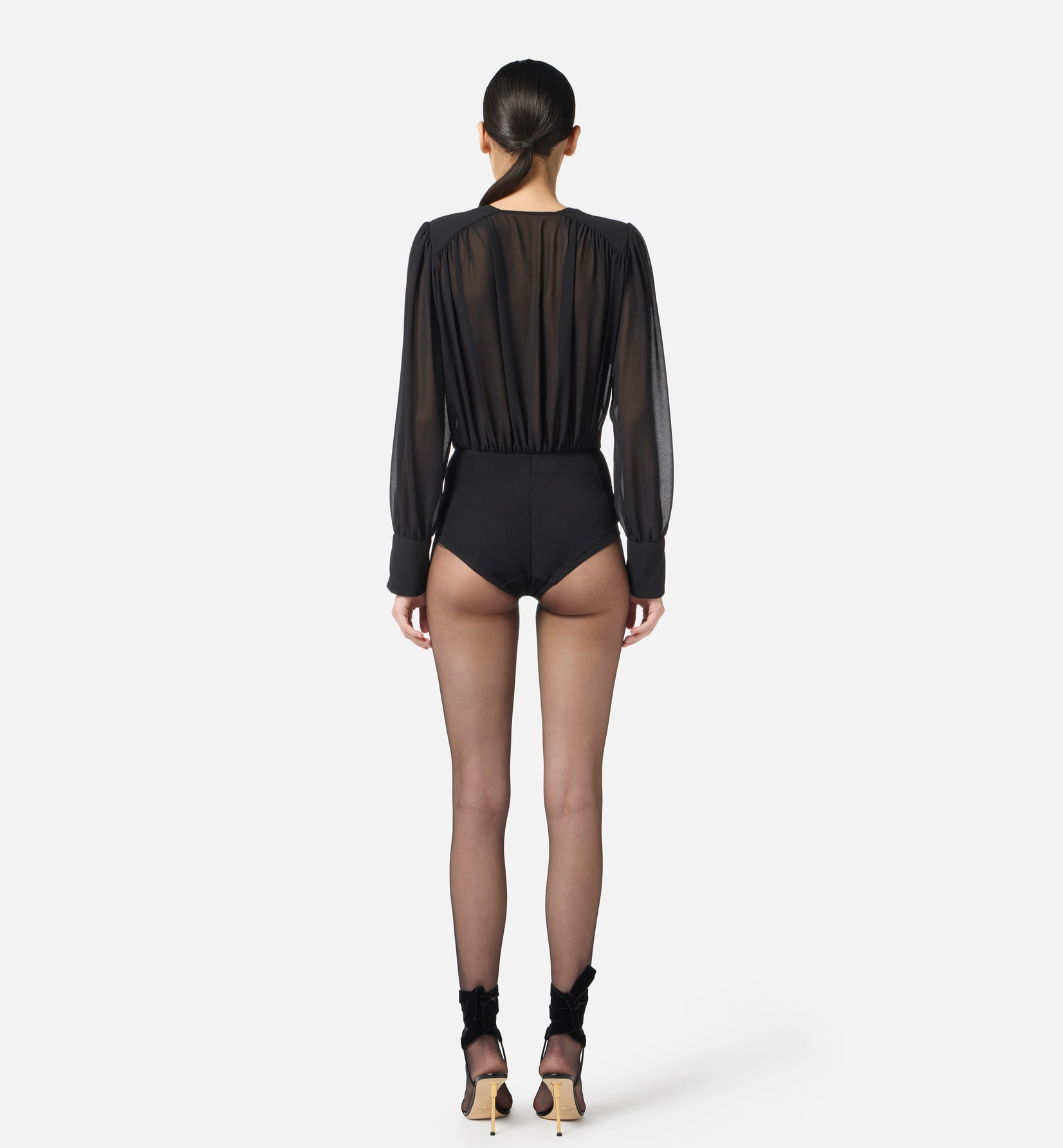 Bodysuit in Georgette fabric