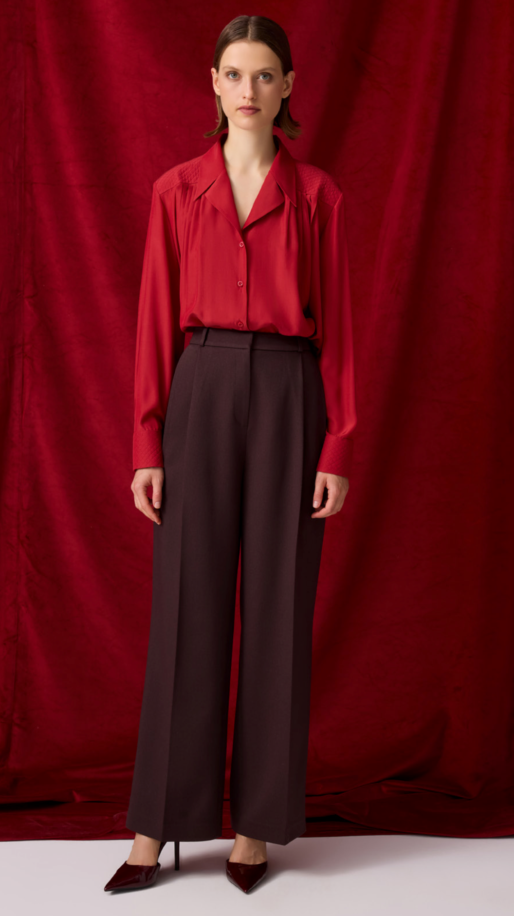 Classic straight pants