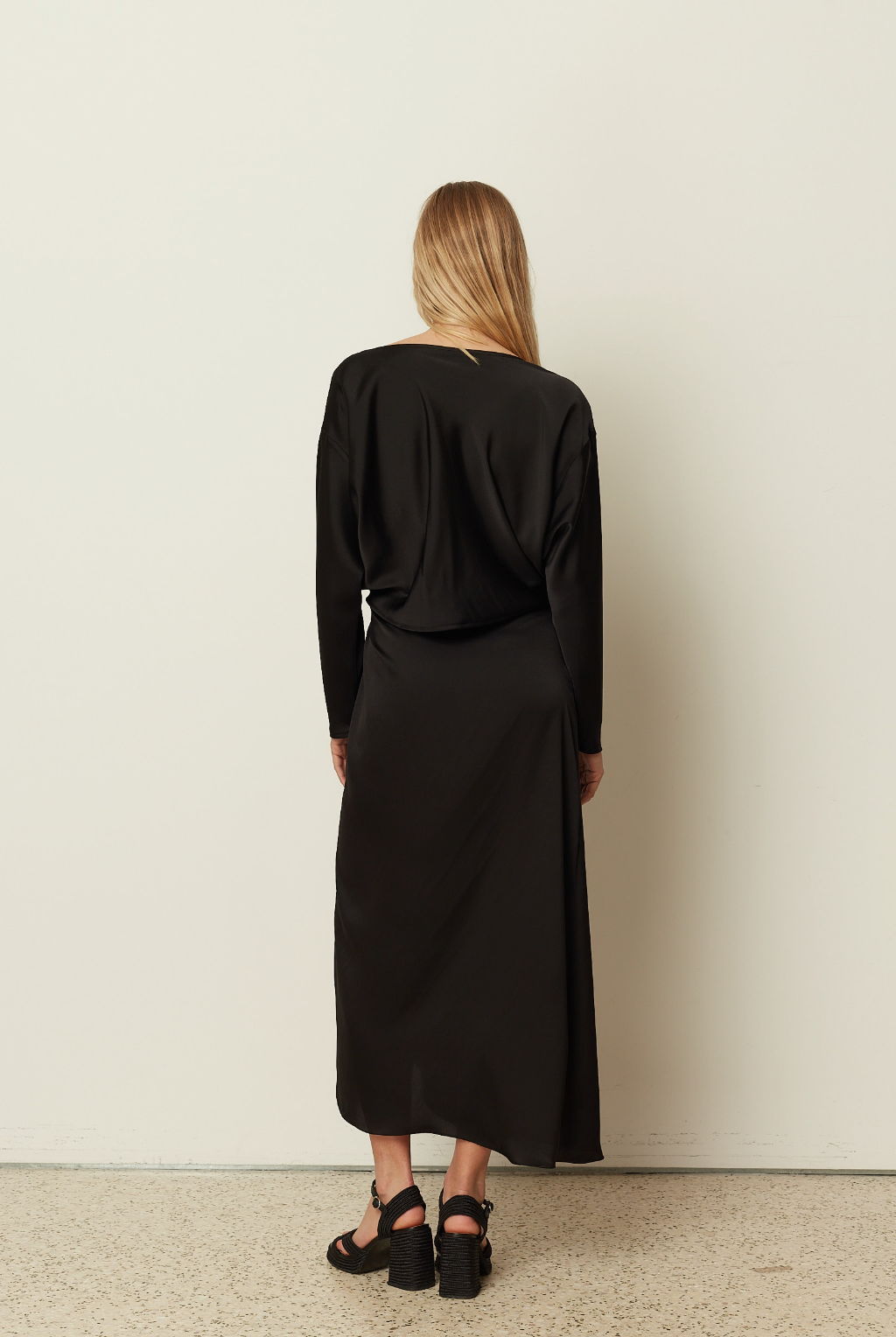 Satin Sarong Skirt