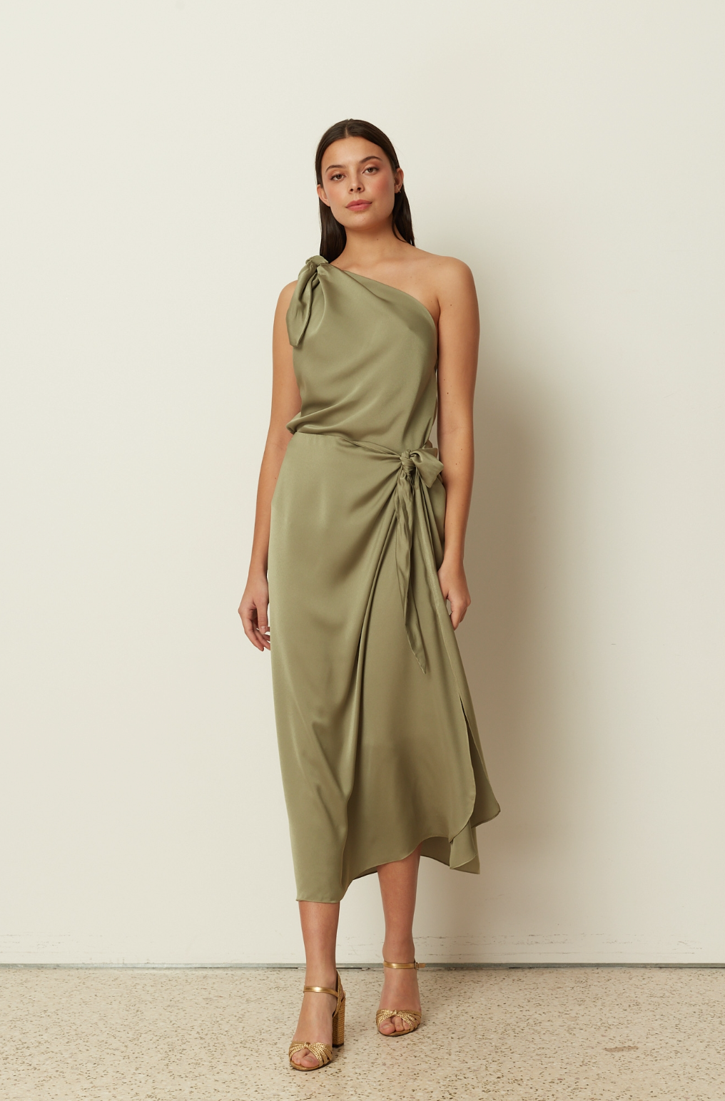 Satin Sarong Skirt