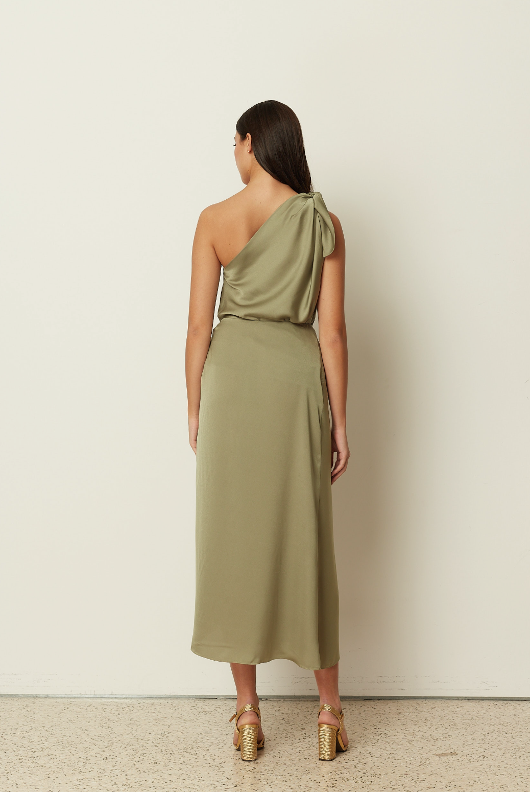 Satin Sarong Skirt