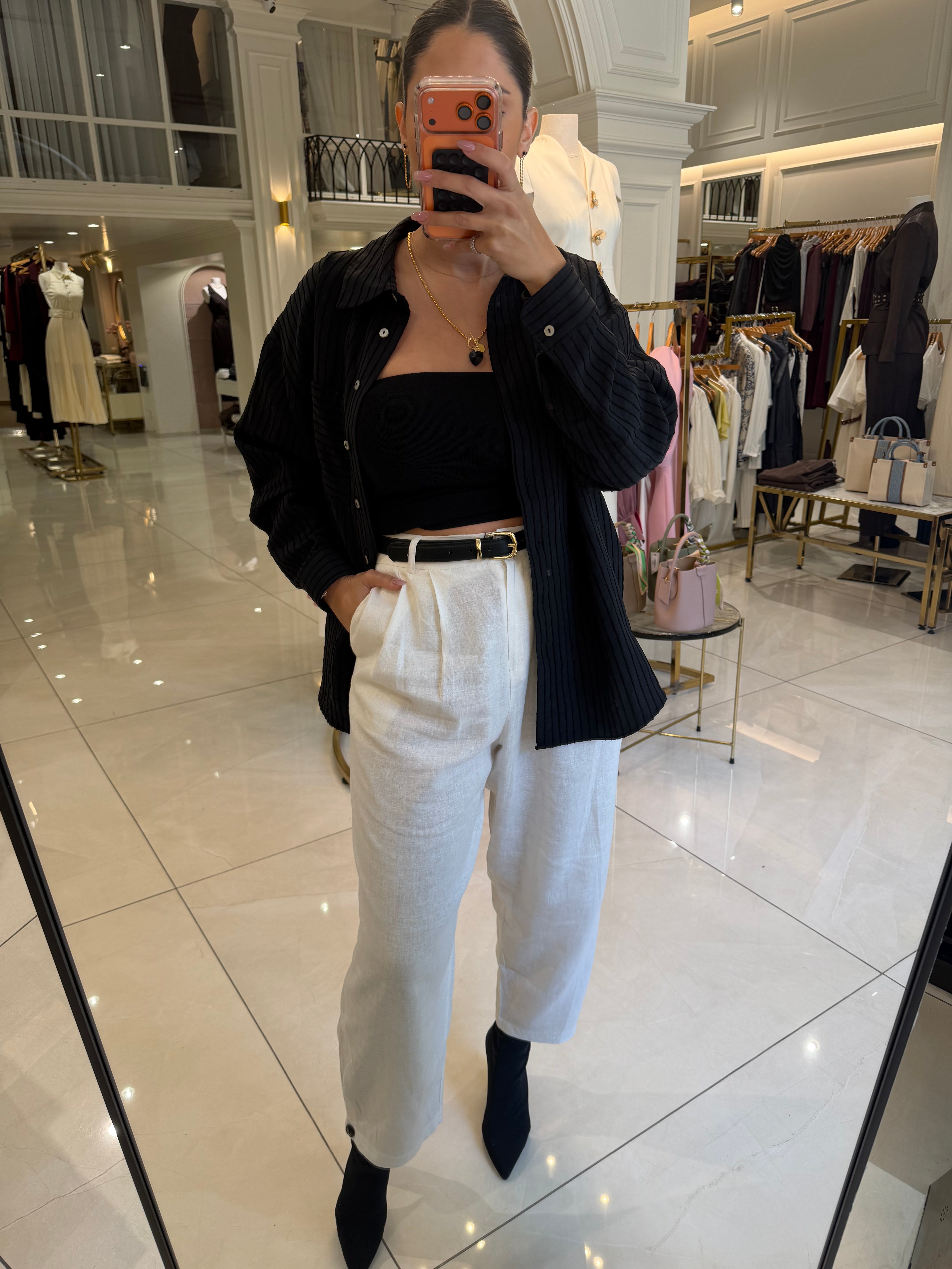 Linen trousers