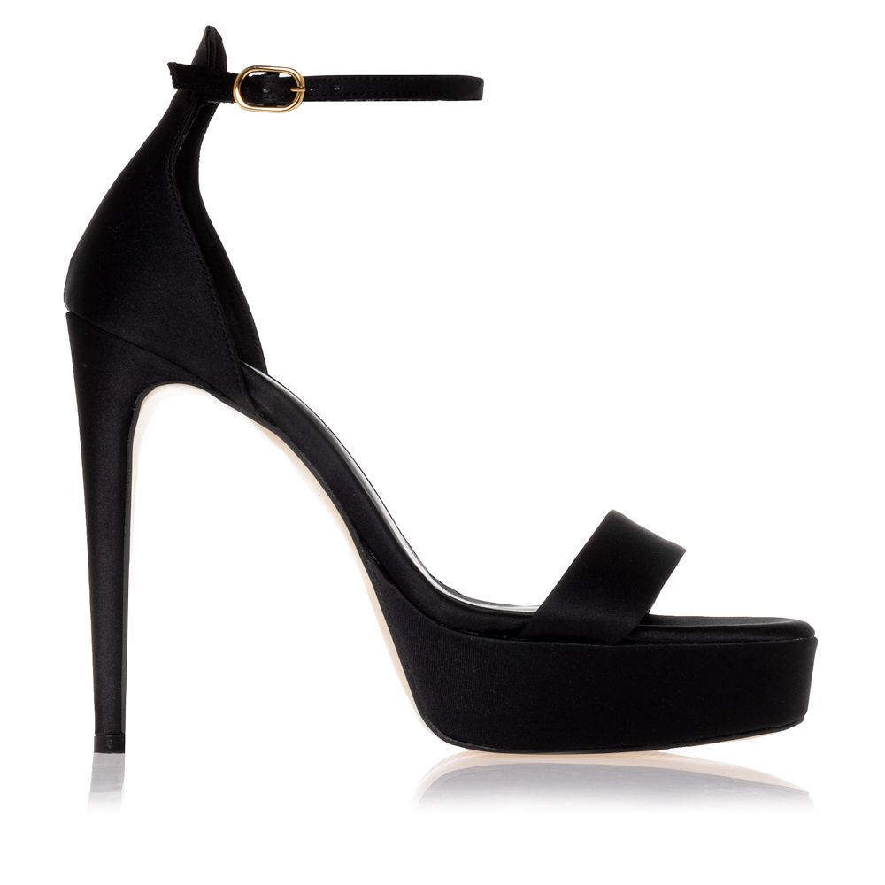 Satin High Heel Sandals