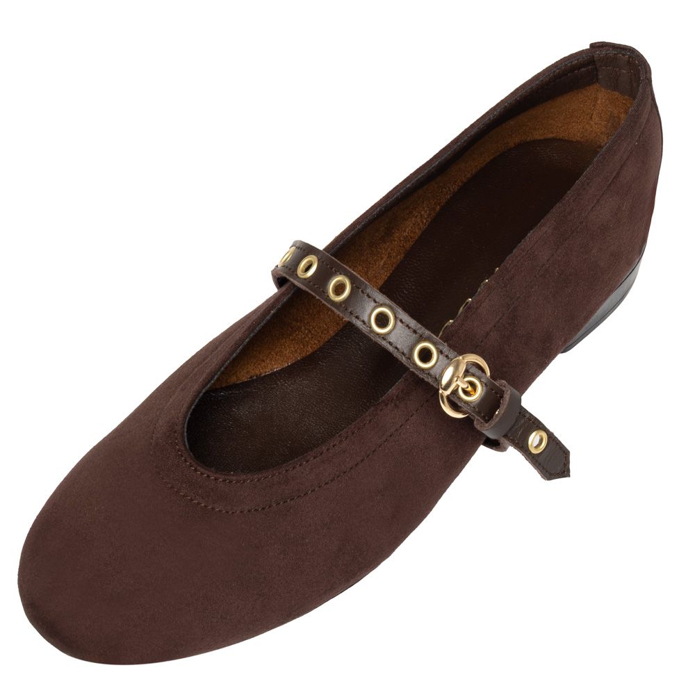 Suede Ballerinas