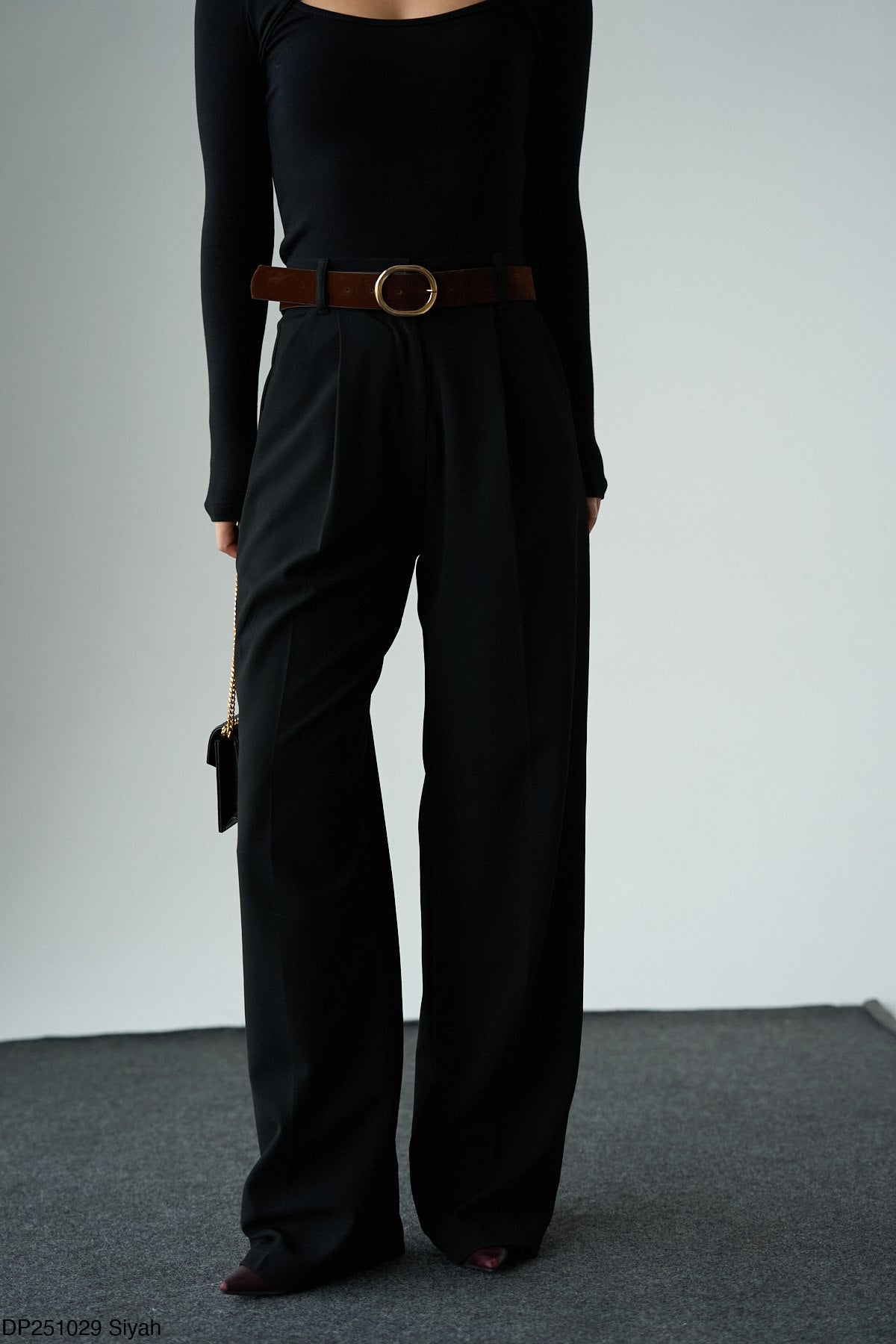 Classic Pants with Brown belt