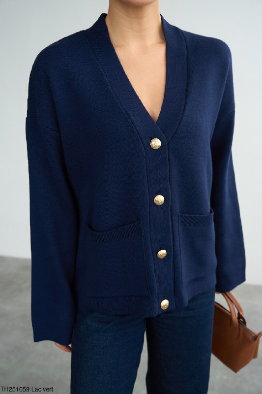Gold Buttons Cardigan