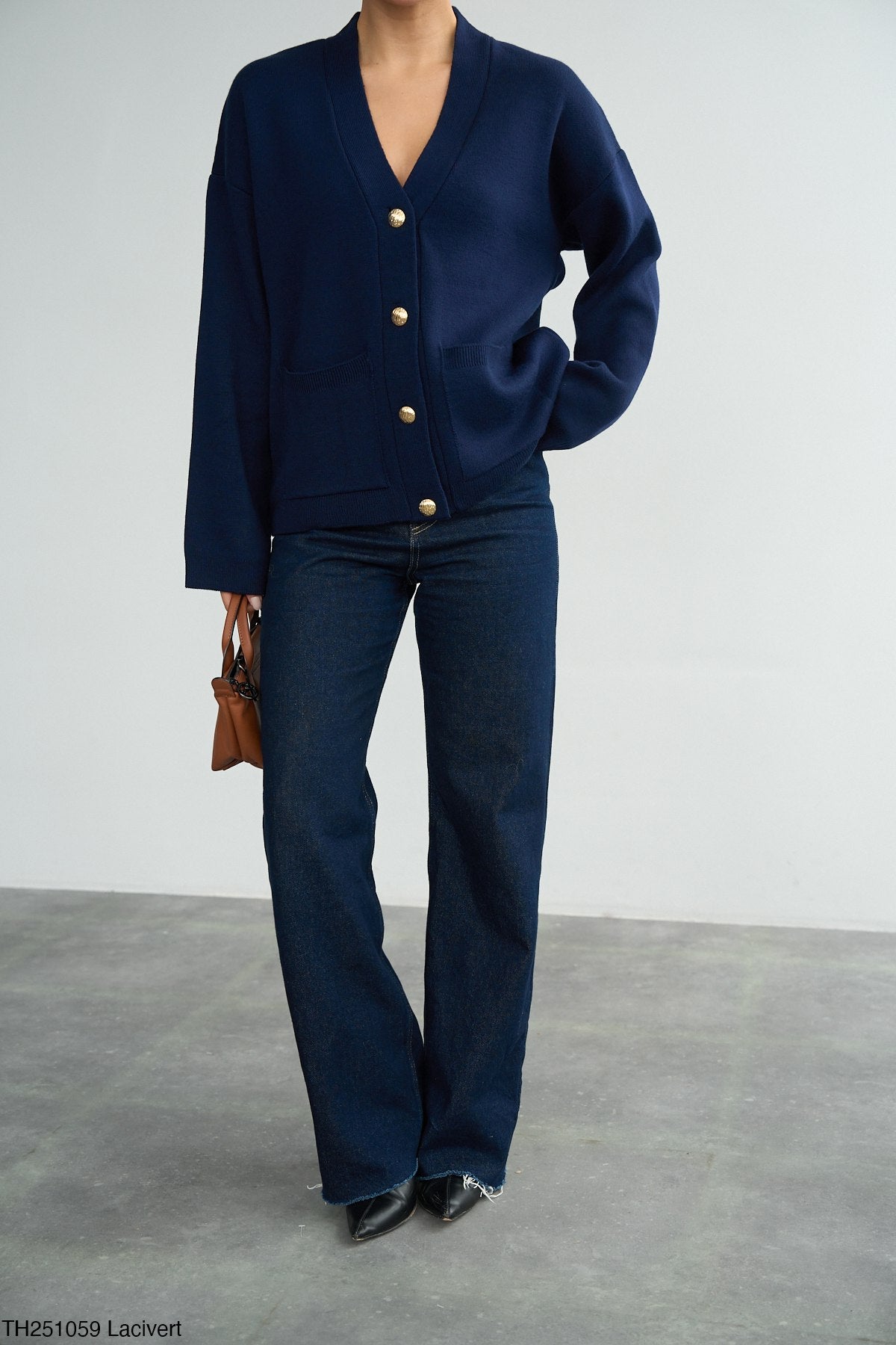 Gold Buttons Cardigan