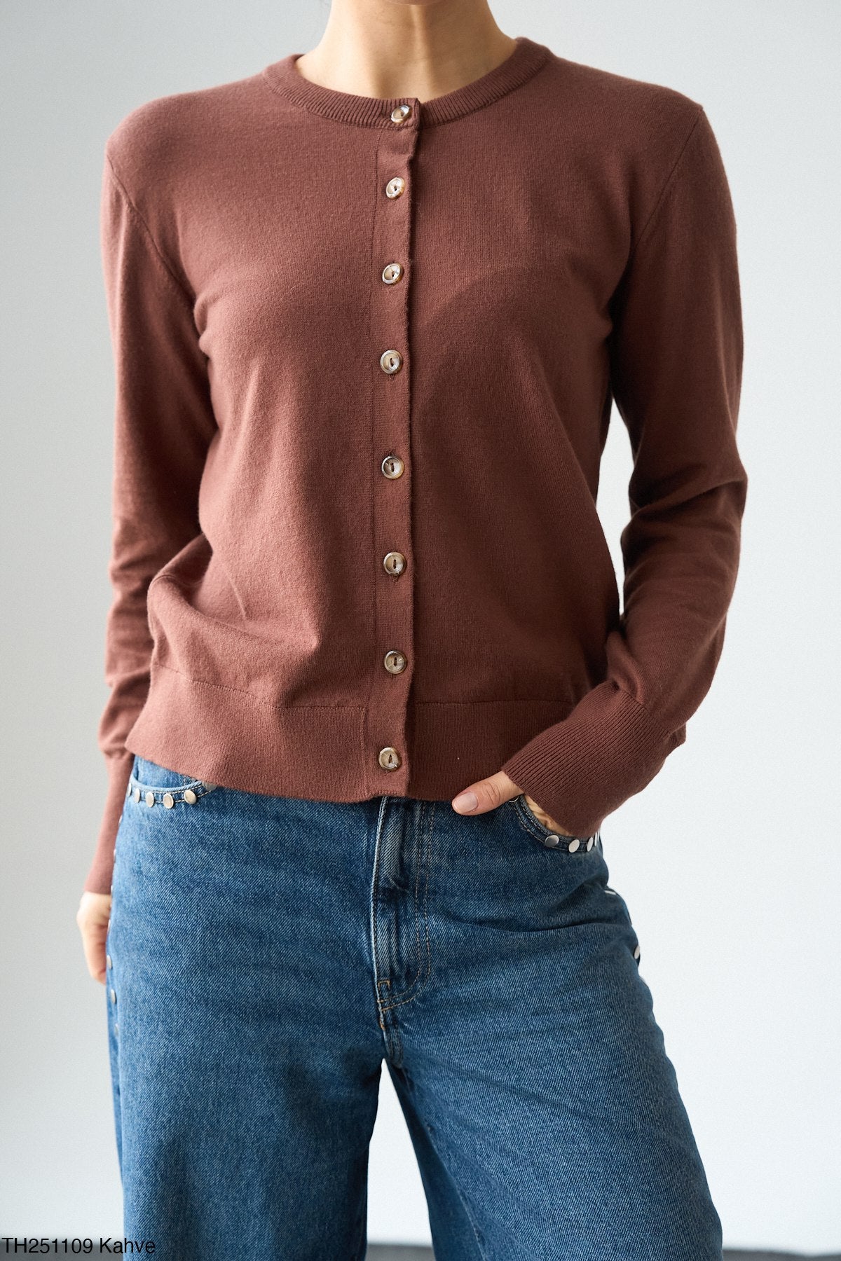 Classic Cardigan with Buttons
