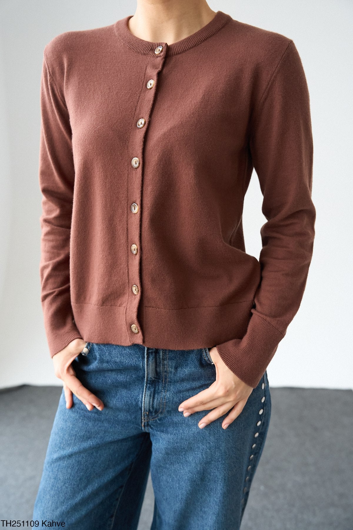 Classic Cardigan with Buttons