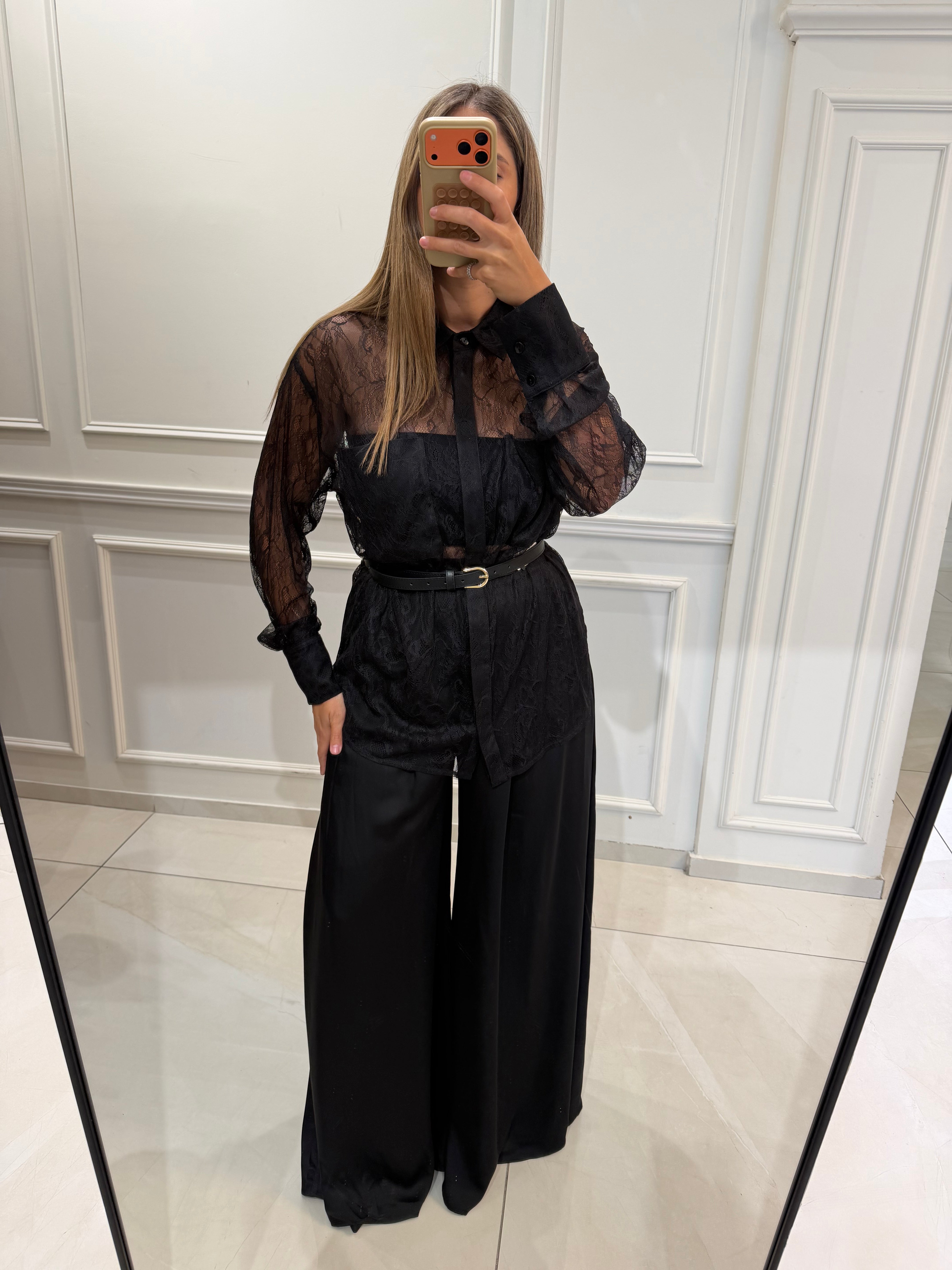 Satin Wide Leg Pants
