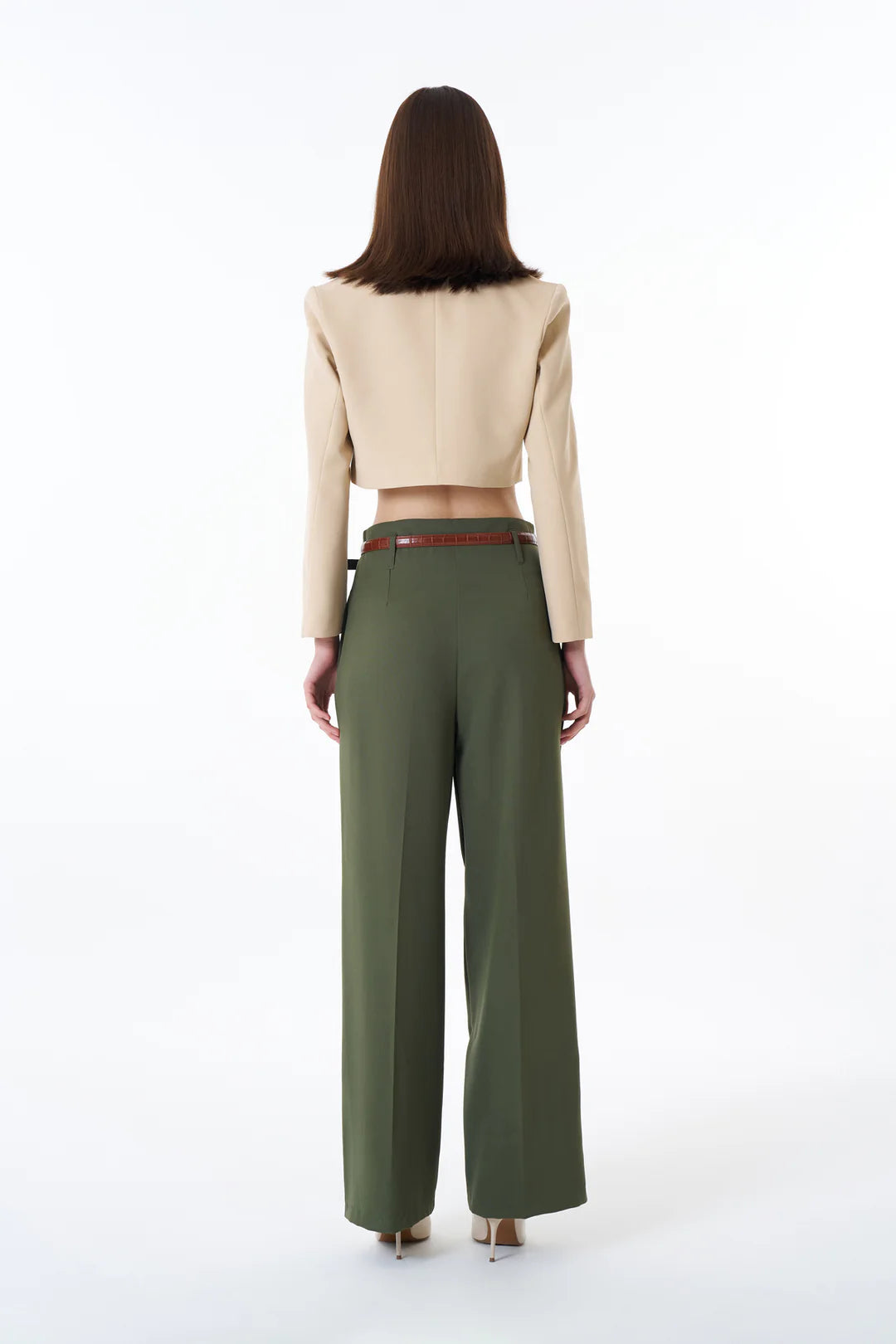 Trousers with belt