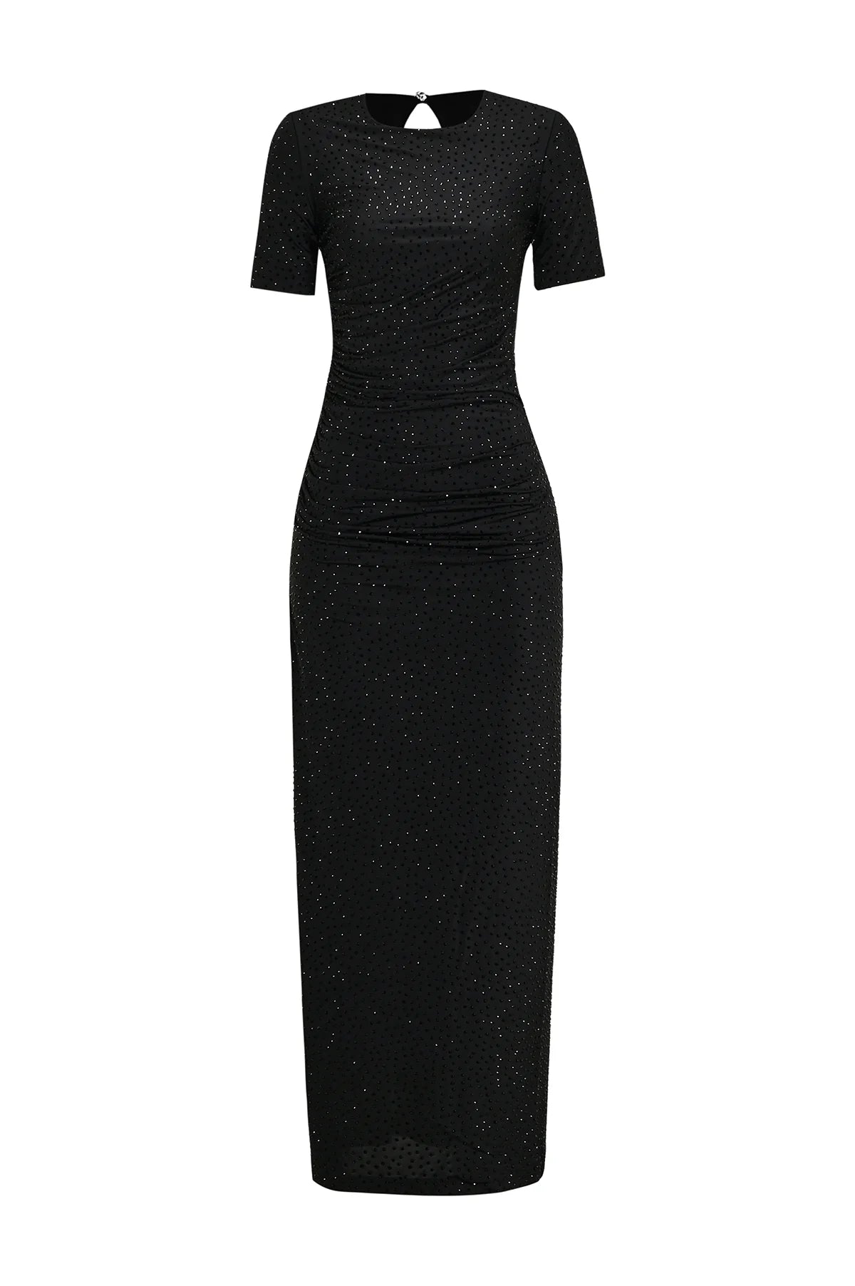 Jersey Maxi Embellished Dress