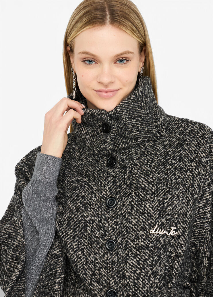 Poncho with belt