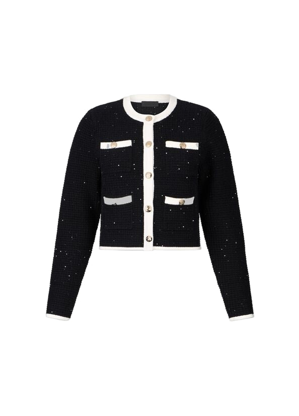 Lurex Jacket with Buttons