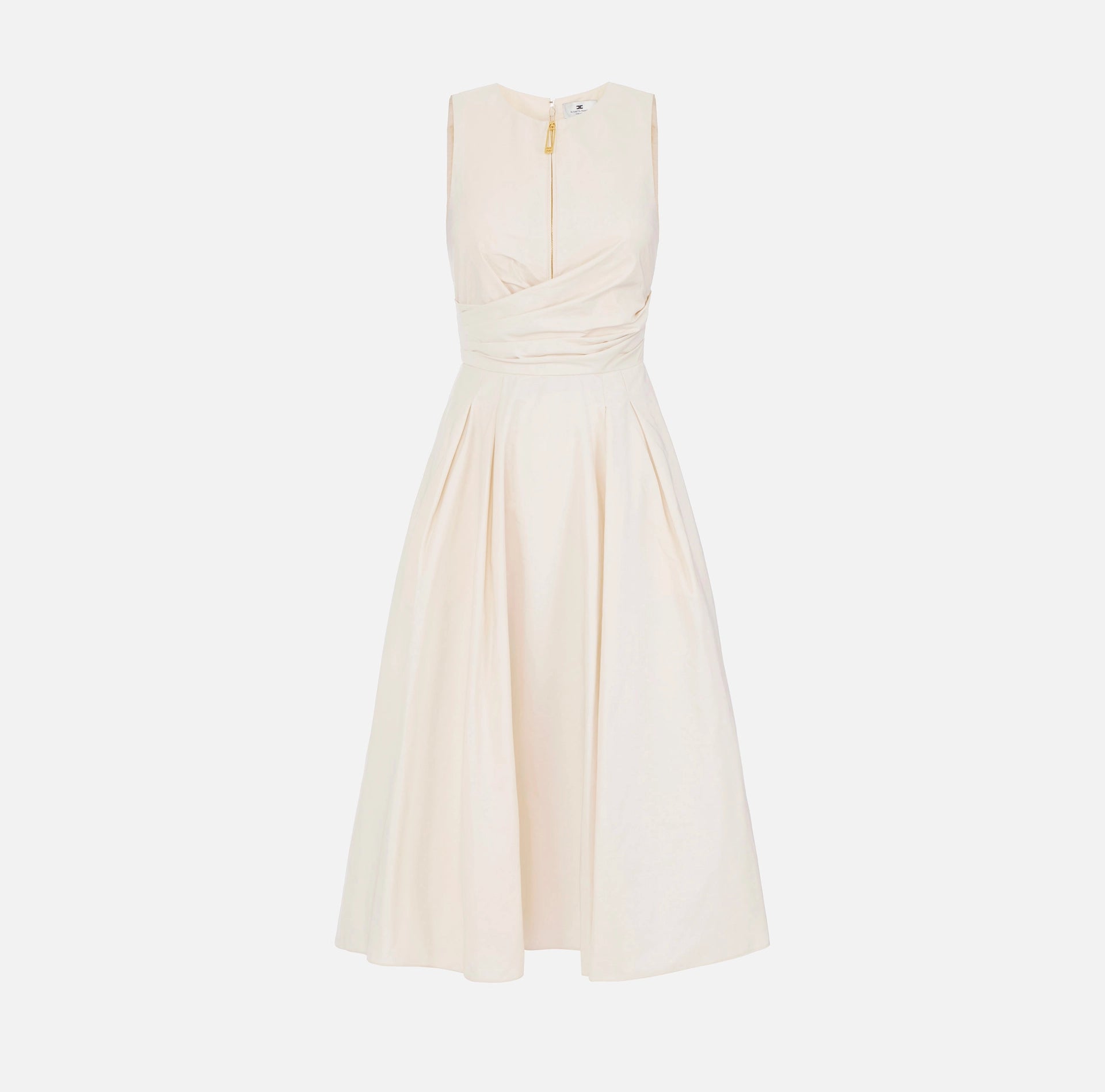 Dress in taffeta voile fabric