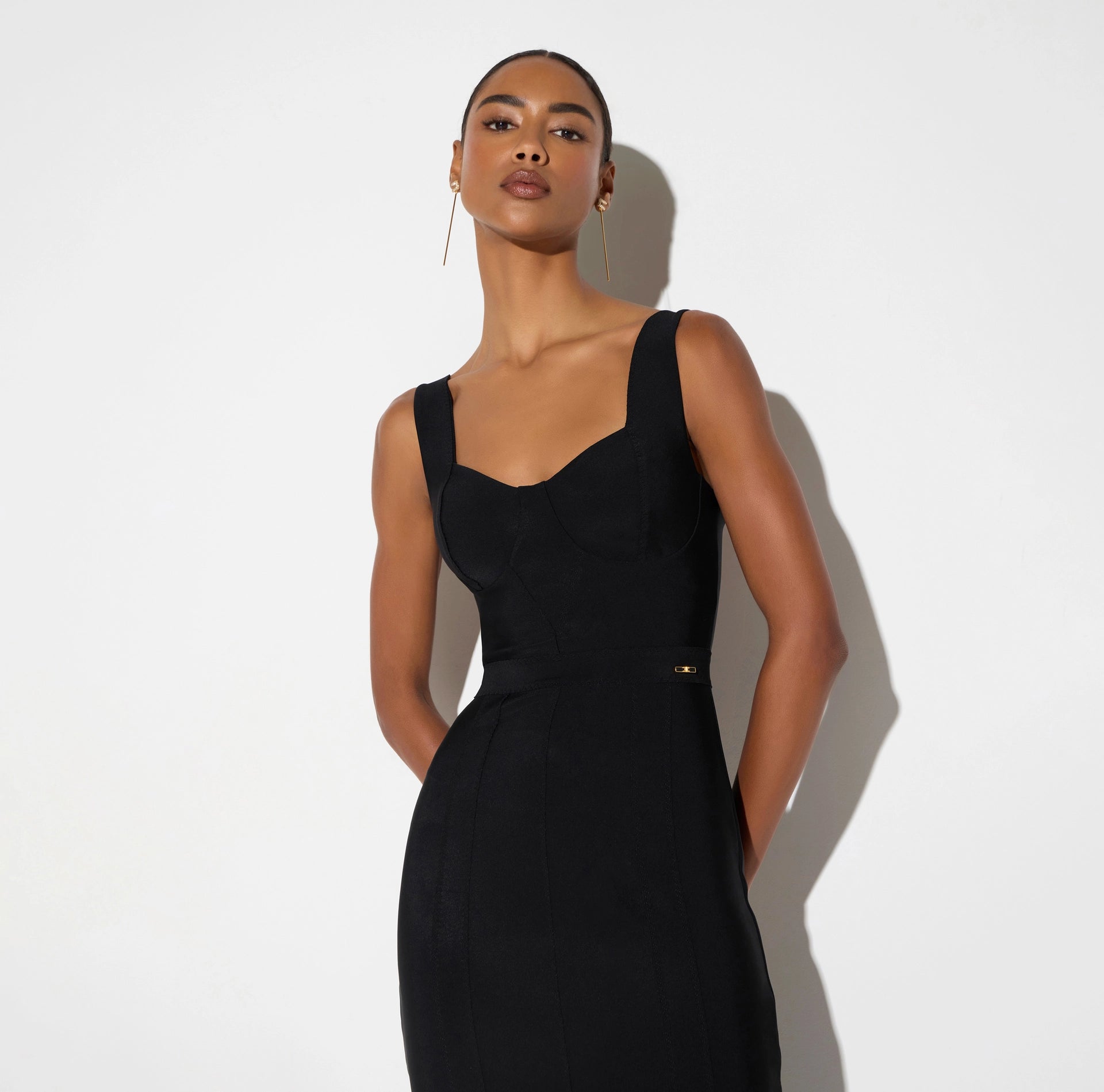 Dress in scuba fabric