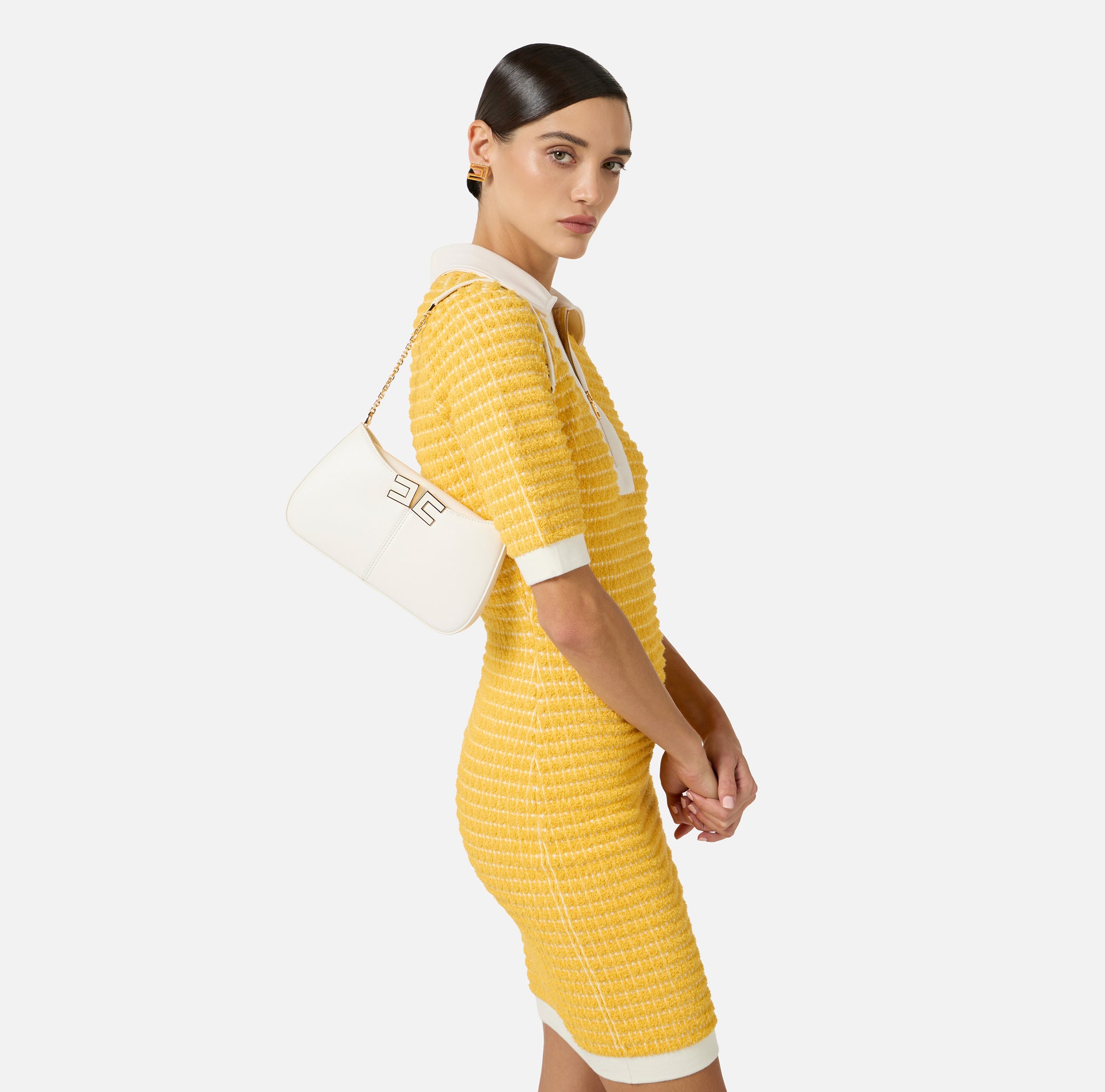 Over-the-shoulder bag with logo detail